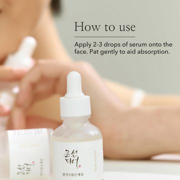 Beauty of Joseon Gesichtsserum Glow Deep Serum Rice + Alpha Arbutin Enthält essentielle Pflegeprodukte, ideal für die tägliche Hautpflege, 1-tlg., Hautaufhellend, antioxidativ, feuchtigkeitsspendend