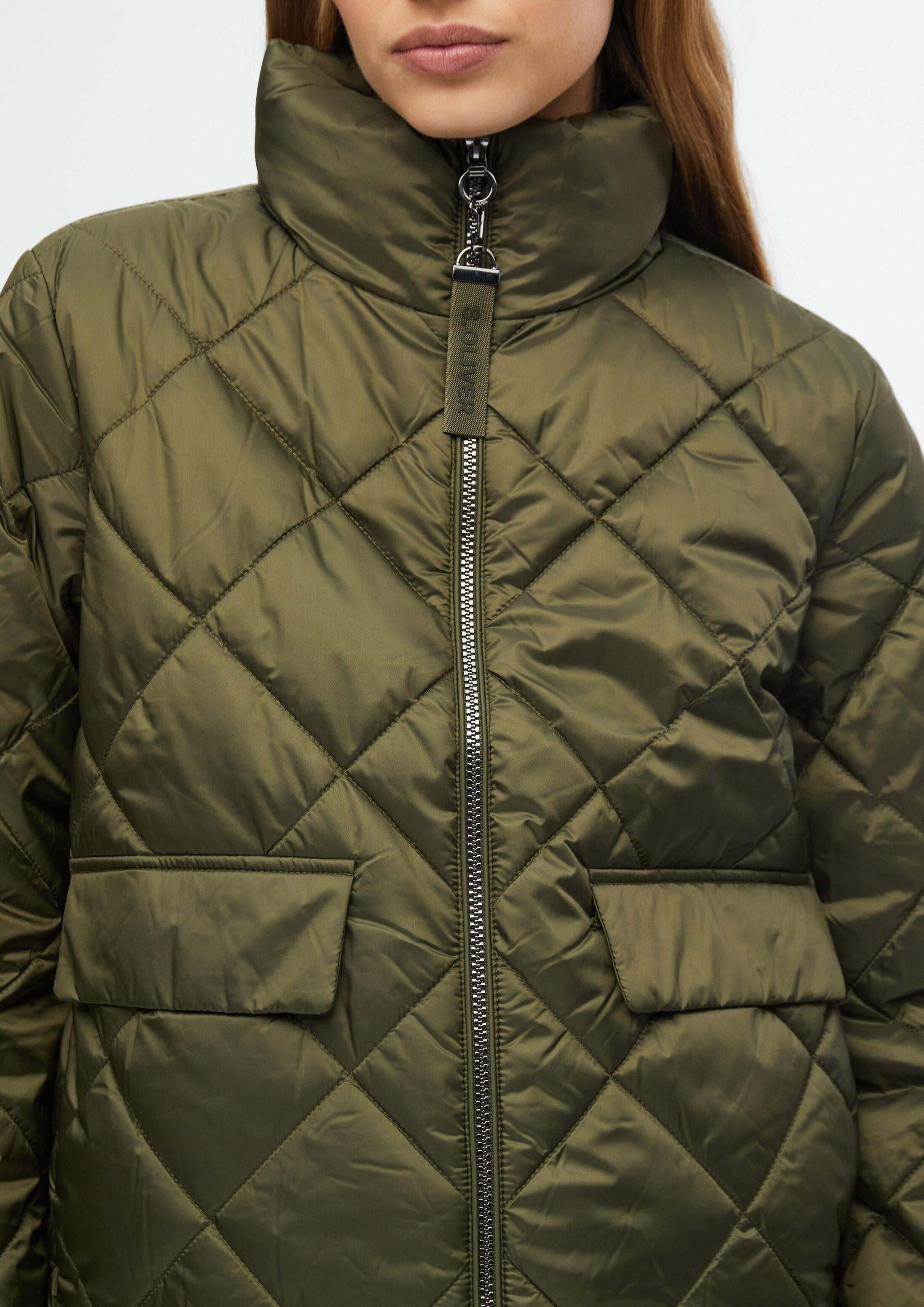 s.Oliver Funktionsjacke Outdoor-Jacke Leichte Steppjacke mit Stehkragen – Bild 4 von 5