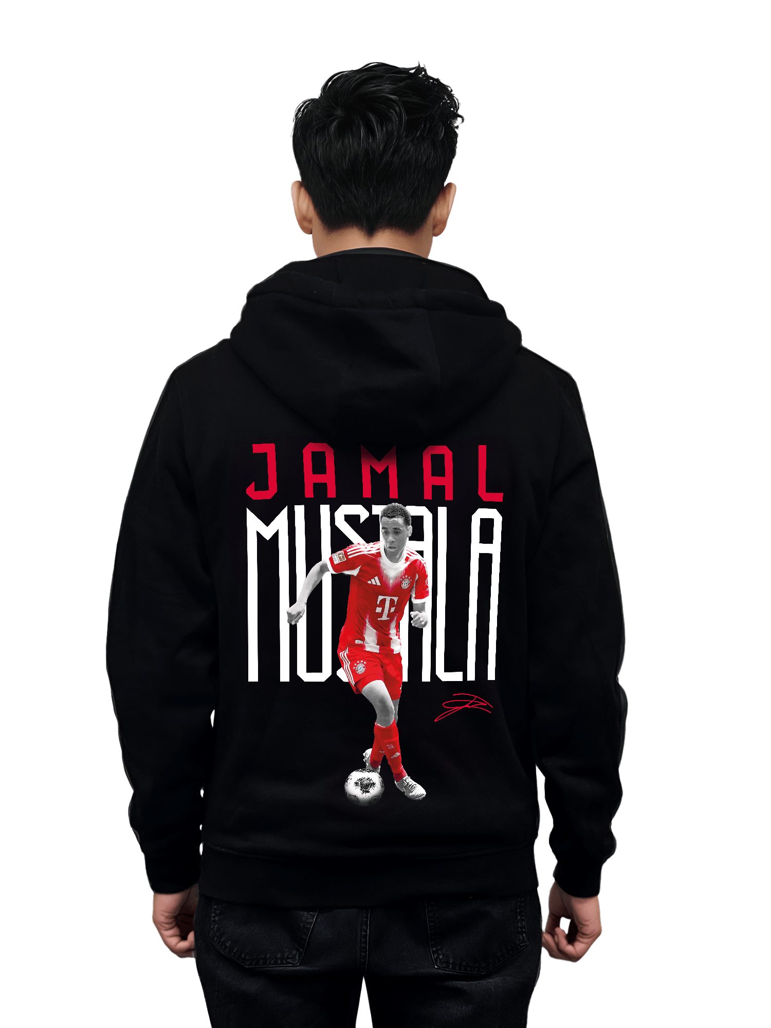 FC Bayern München Kapuzenpullover FC Bayern München, Hoodie Musiala, Unisex, Schwarz