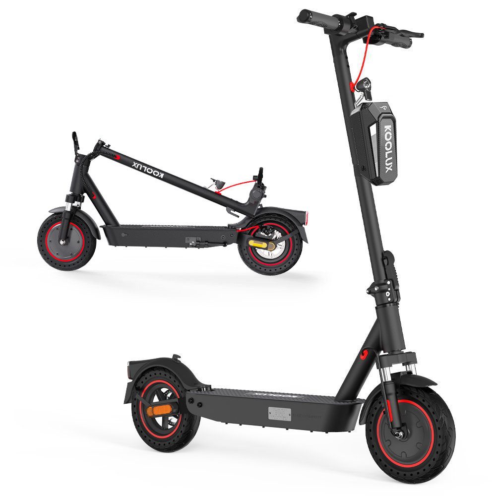 E-Scooter 10 ZOLL Klappbarer E-Roller mit ABE mit Schockabsorber