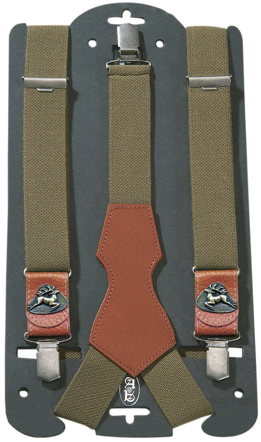La Chasse® Hosenträger Hosenträger "Hirsch" Jagdhosenträger mit Motiv NEU von Oefele Jagd