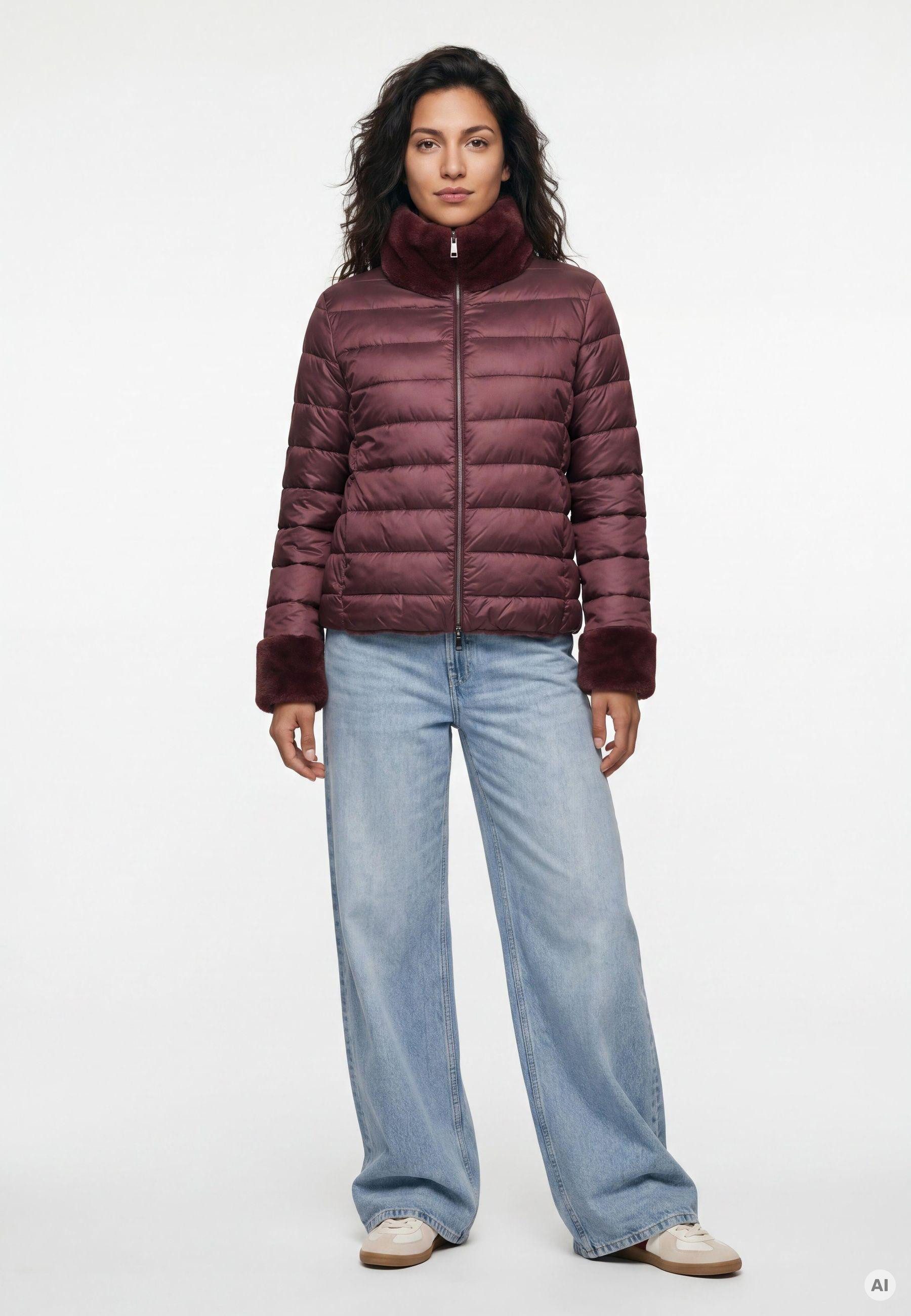Milestone Steppjacke MSMaxim Damen Übergangsjacke Jacke gesteppt normale Passform