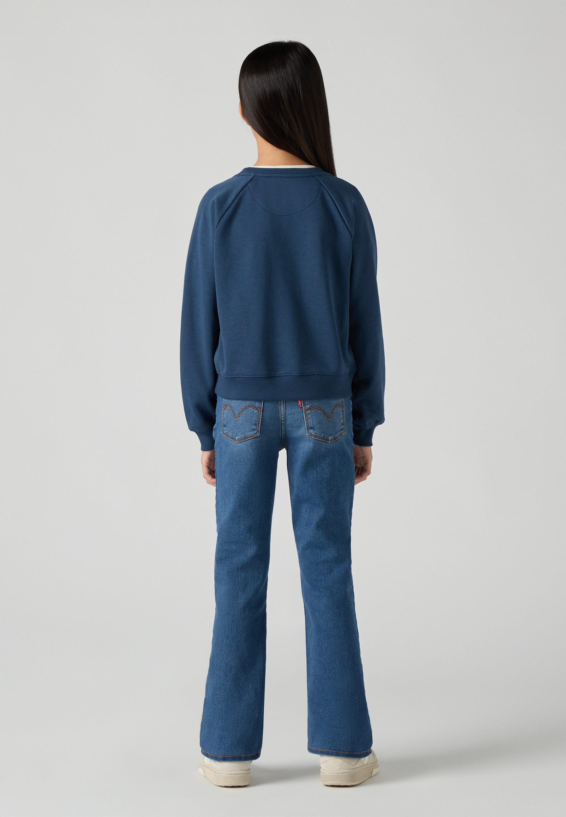 Levi's® Kids Sweatshirt LVG FLORAL BATWING CREW mit Batwing-Logo mit Millefleurs-Print, for Girls