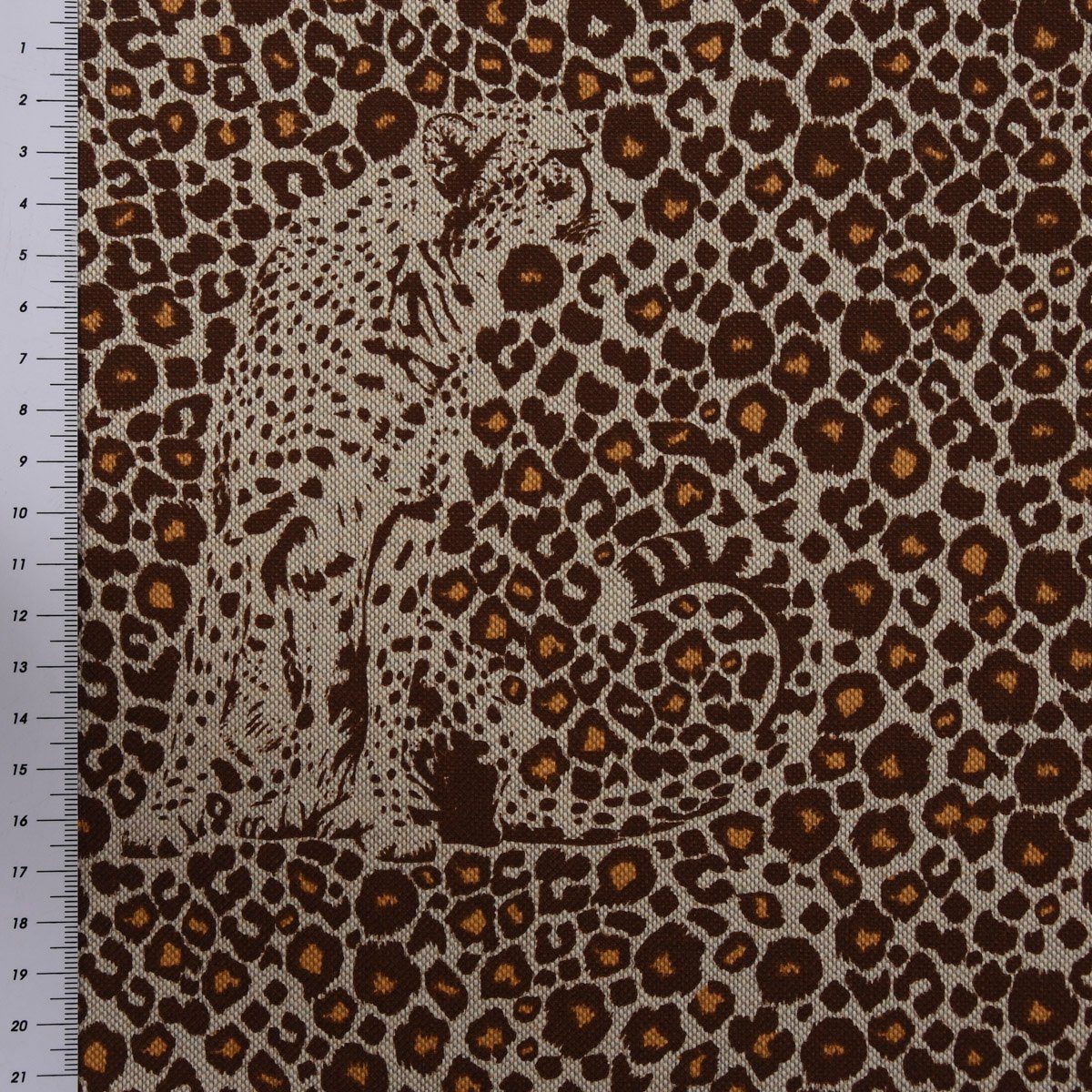 SCHÖNER LEBEN. Tischdecke Tischdecke Leinenlook Größen, div. braun natur Leoparden handmade