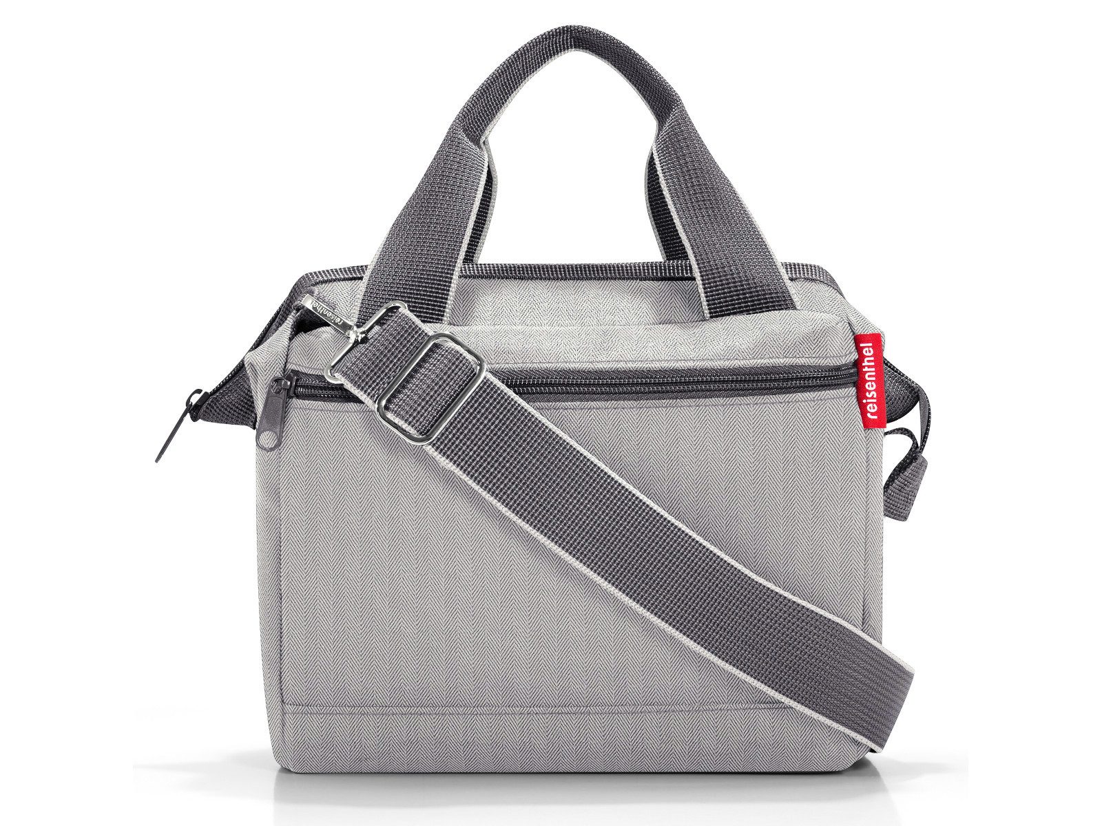 REISENTHEL® Umhängetasche allrounder cross herringbone grey, günstig online kaufen