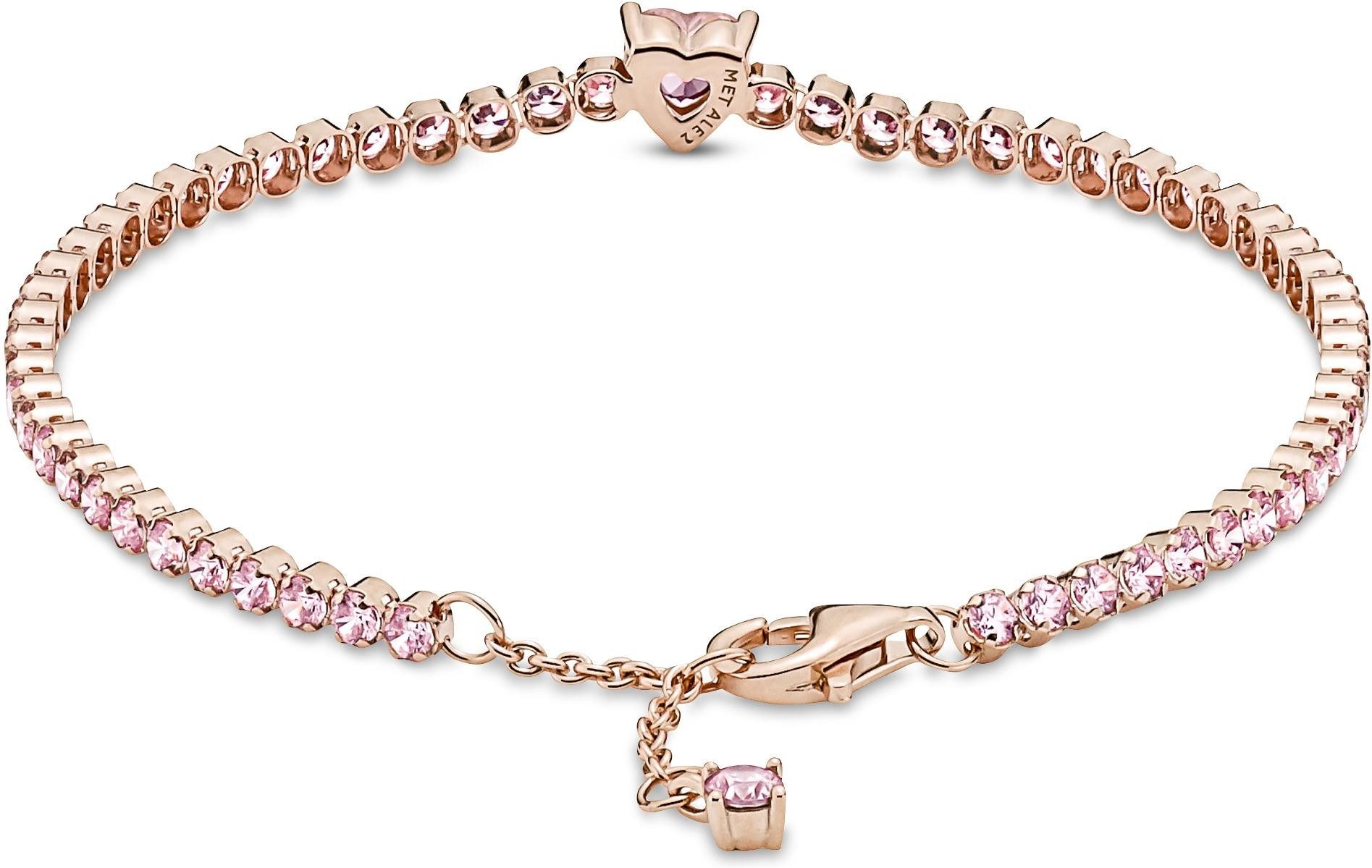 Pandora Armband Pandora Funkelndes Herz Tennisarmband 580041C01 Damenarmband