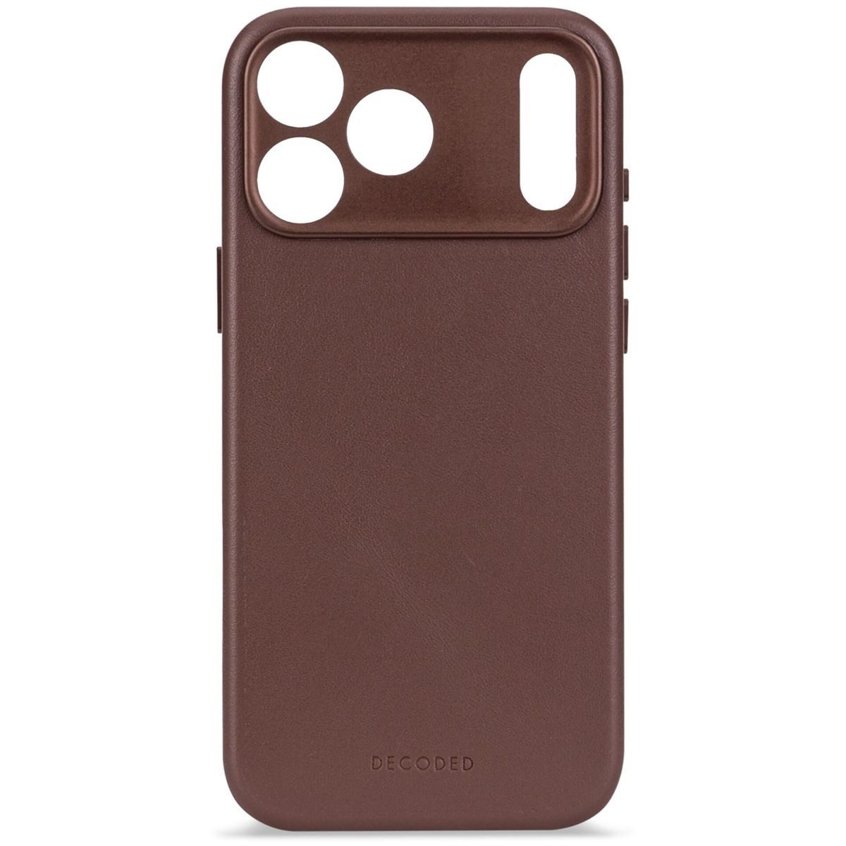 DECODED Leather Backcover iPhone 17 Pro Chocolate