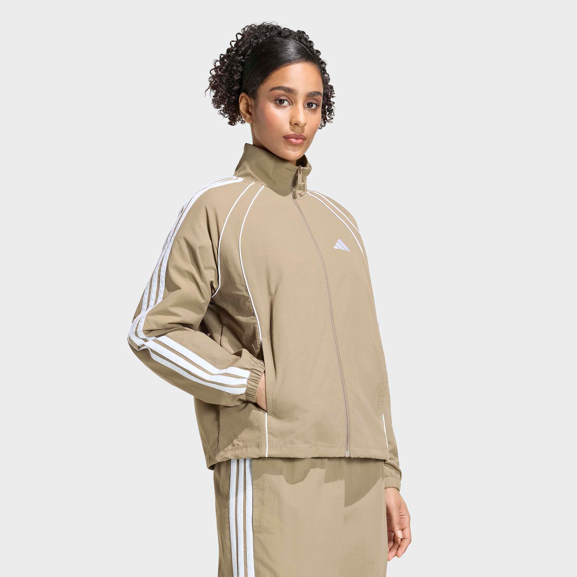 adidas Sportswear Sweatjacke ICONIC, GEWEBT, 3-STREIFEN
