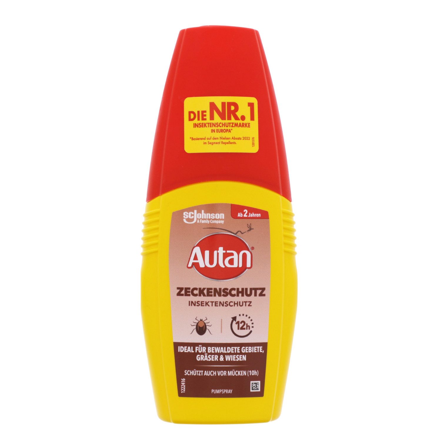 Autan Insektenschutz-Spray Autan Zeckenschutz Insektenschutz Pumpspray 100 ml Schutz vor Mücken
