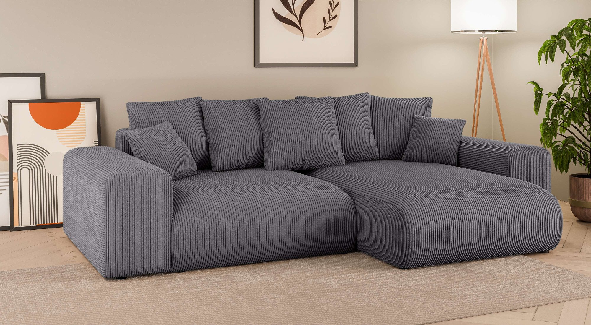 Home affaire Ecksofa LAKESIDE mit Bettfunktion günstig online kaufen