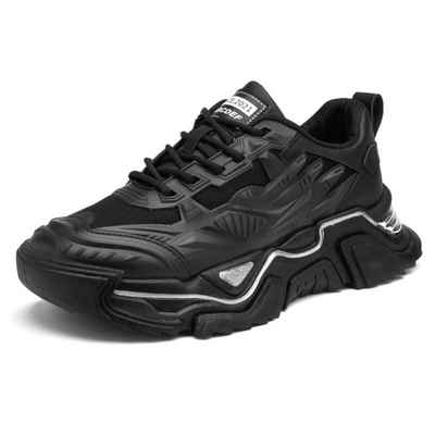 UE Stock Unisex Turnschuhe Atmungsaktives Mesh Laufschuhe Sneaker Gr.43 Schwarz Sneaker für ganztägigen Komfort