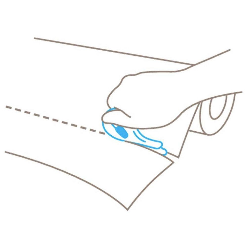 Martor Cuttermesser MARTOR 43136.02 Sicherheitsmesser SECUMAX COUPPY mit INDUSTRIEKLINGE 3