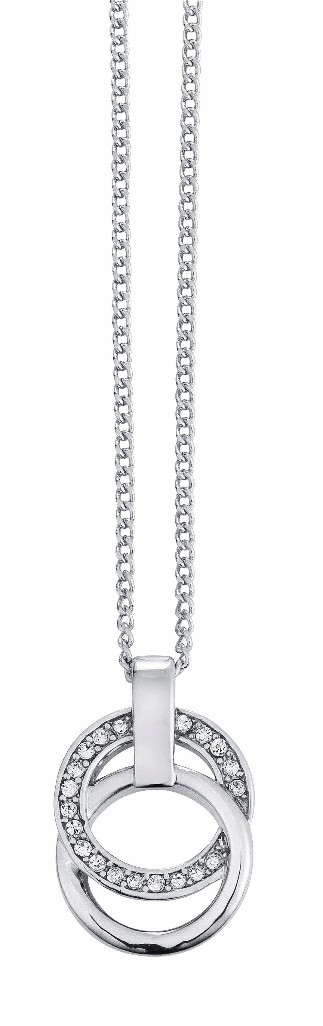 Firetti Quarzuhr Spectrum Lumina Midnight Silver, (Set, 4-tlg., inkl. Ohrstecker und Kette mit Anhänger), Armbanduhr, Damenuhr, Glitzersteine, Geschenkset – Bild 5 von 5