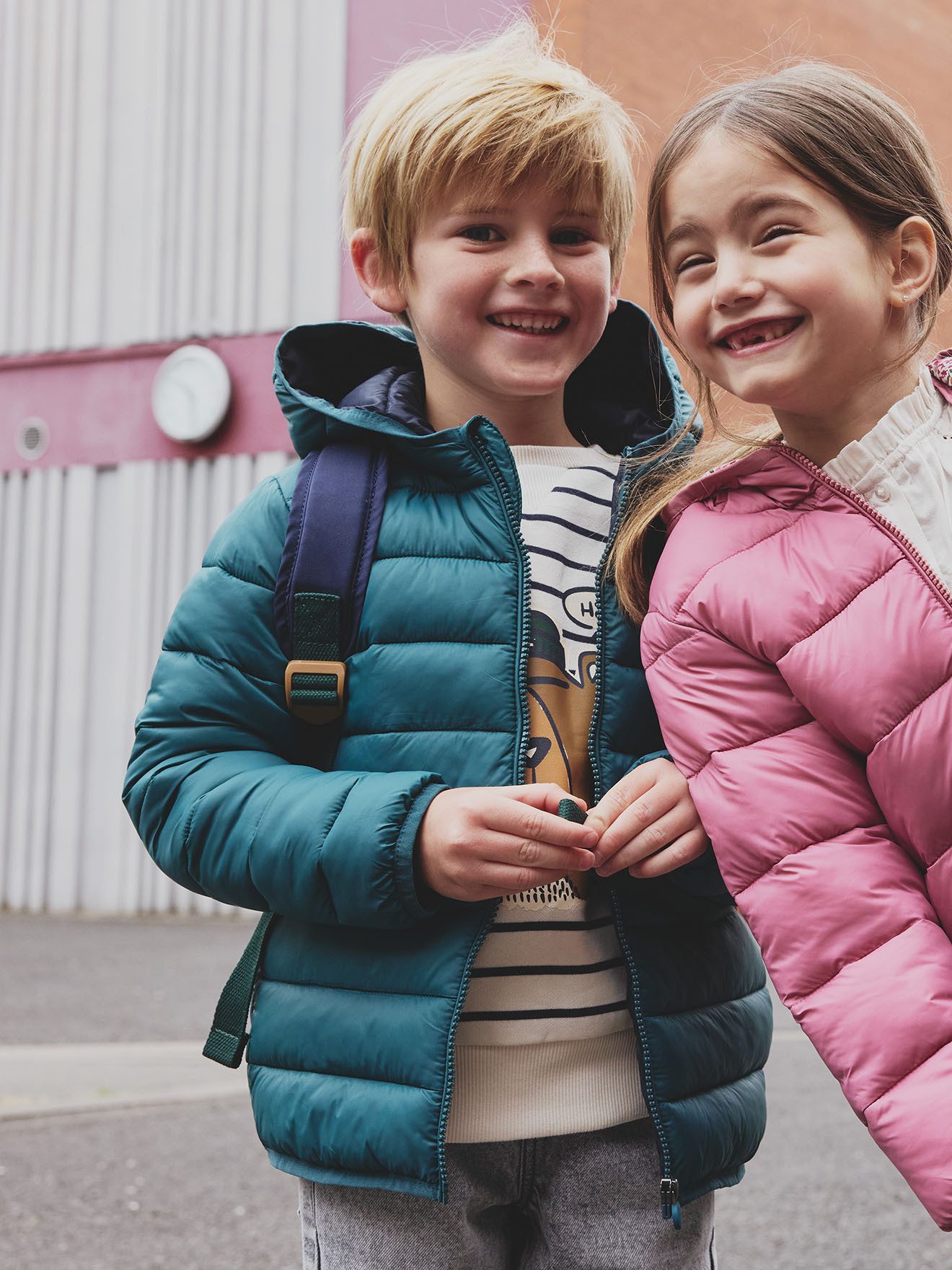 vertbaudet Steppjacke Jungen Steppjacke mit Kapuze, Übergangsjacke – Bild 5 von 5