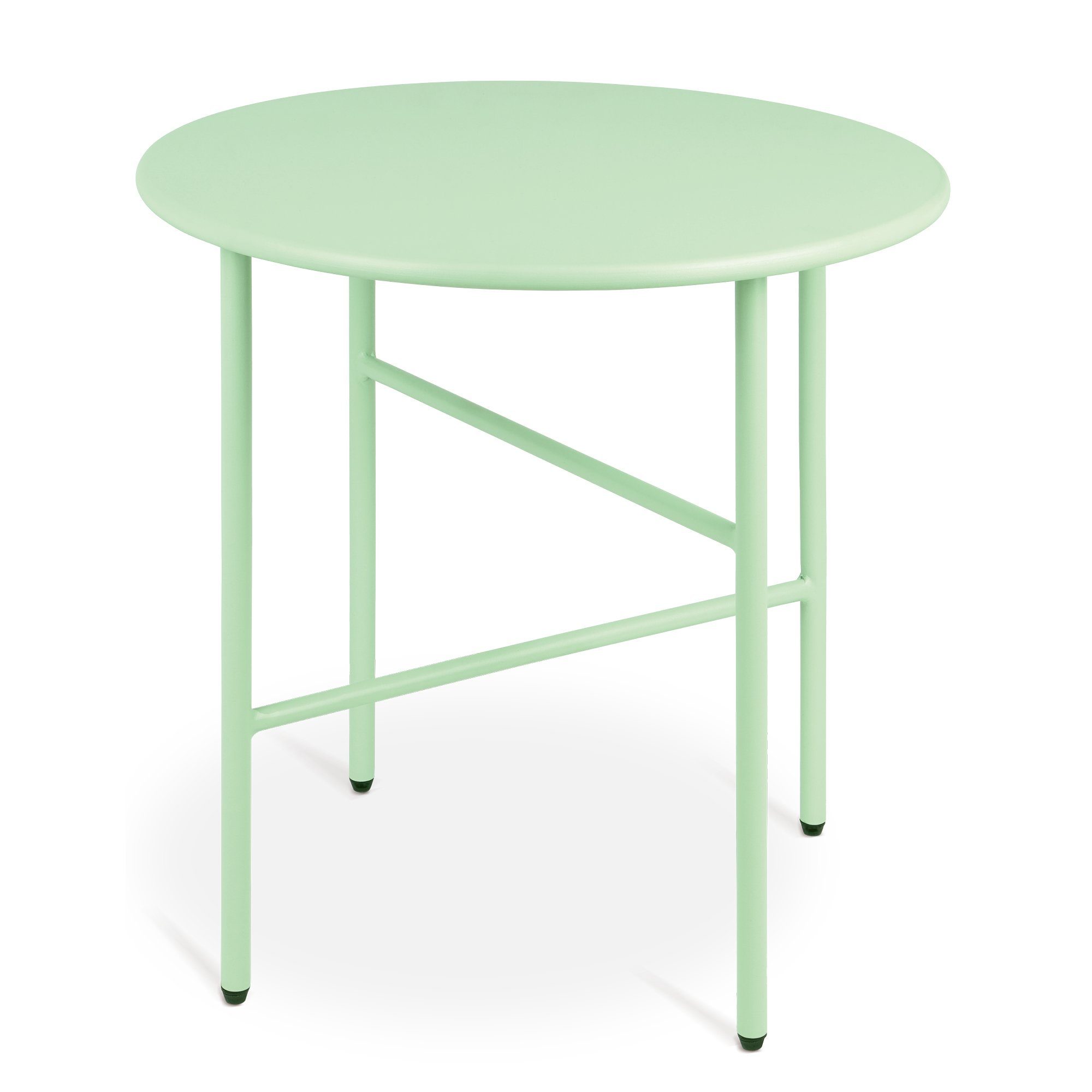 bomoe Beistelltisch Beistelltisch Outdoor Gartentisch Rund Ø 44 cm Finn, Mint, Wohnzimmer Couchtisch Leicht In- & Outdoor Balkon Tisch Terrasse