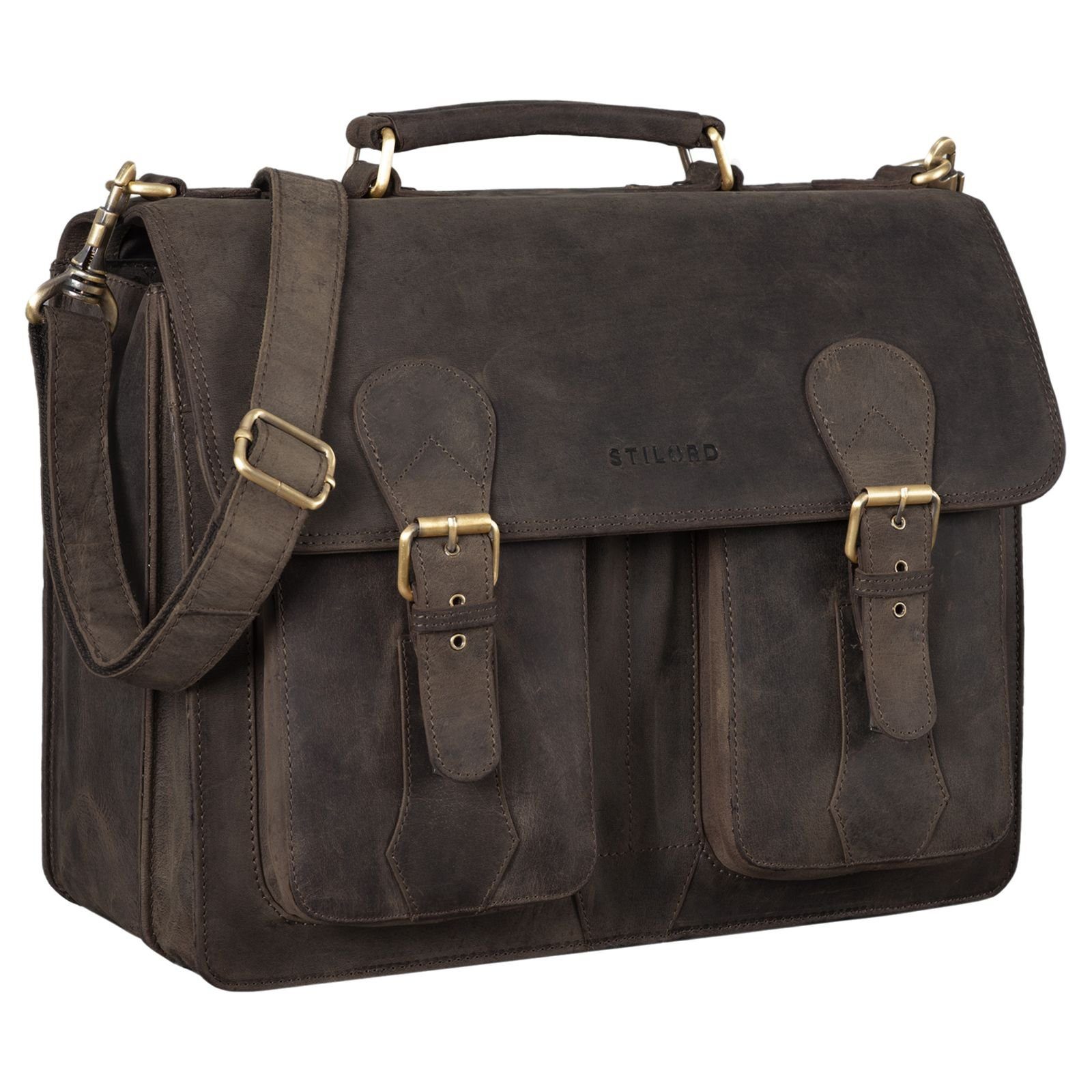 STILORD Aktentasche "Kronos" Aktentasche Herren Lehrertasche günstig online kaufen