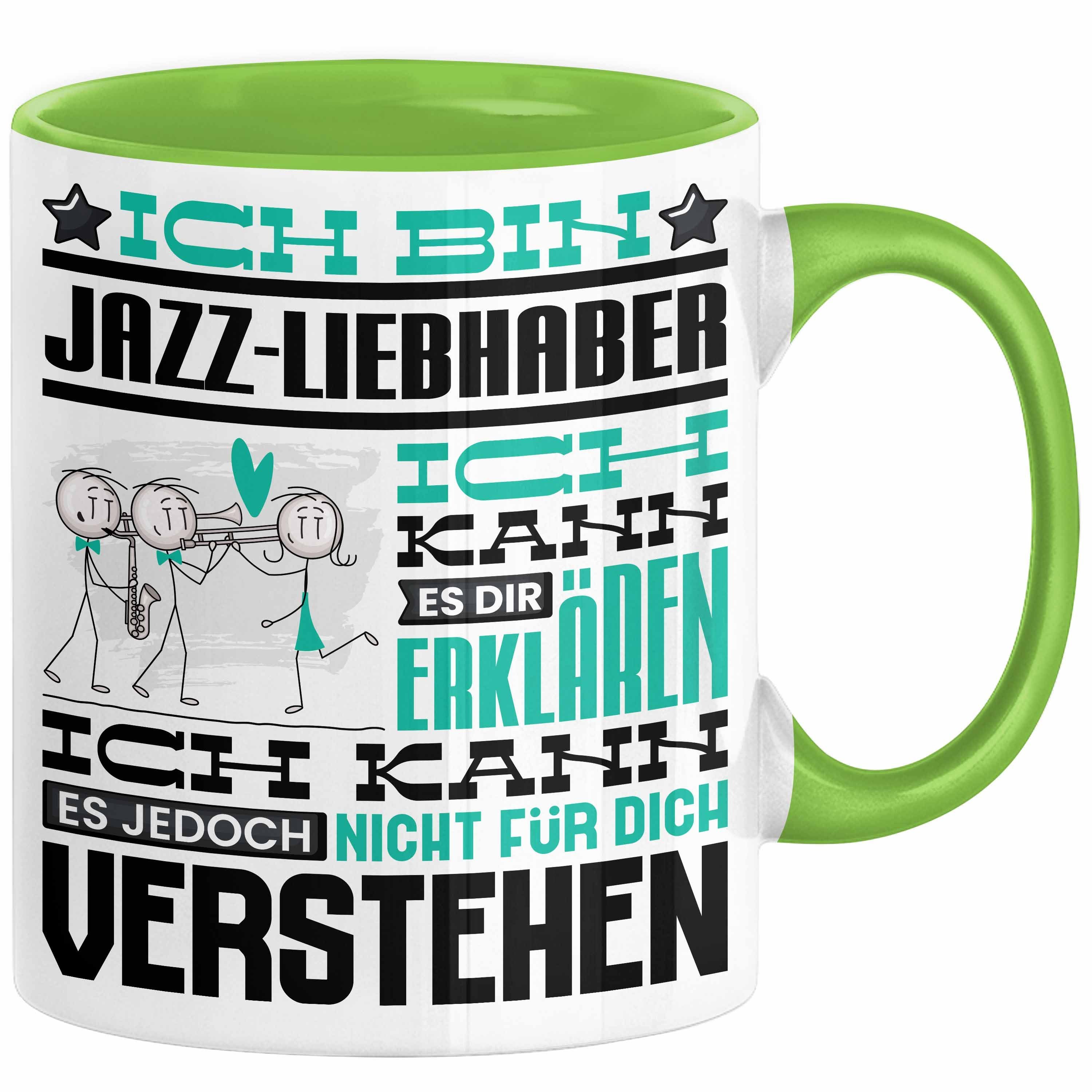 Tasse Jazz-Liebhaber Geschenk Tasse Lustige Geschenkdiee für einen Jazz-Lieb
