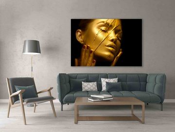 Leinwando Gemälde Wandbild / Frau in Gold - Gold Woman Quer / Leinwandbild fertig zum aufhängen in versch- Größen