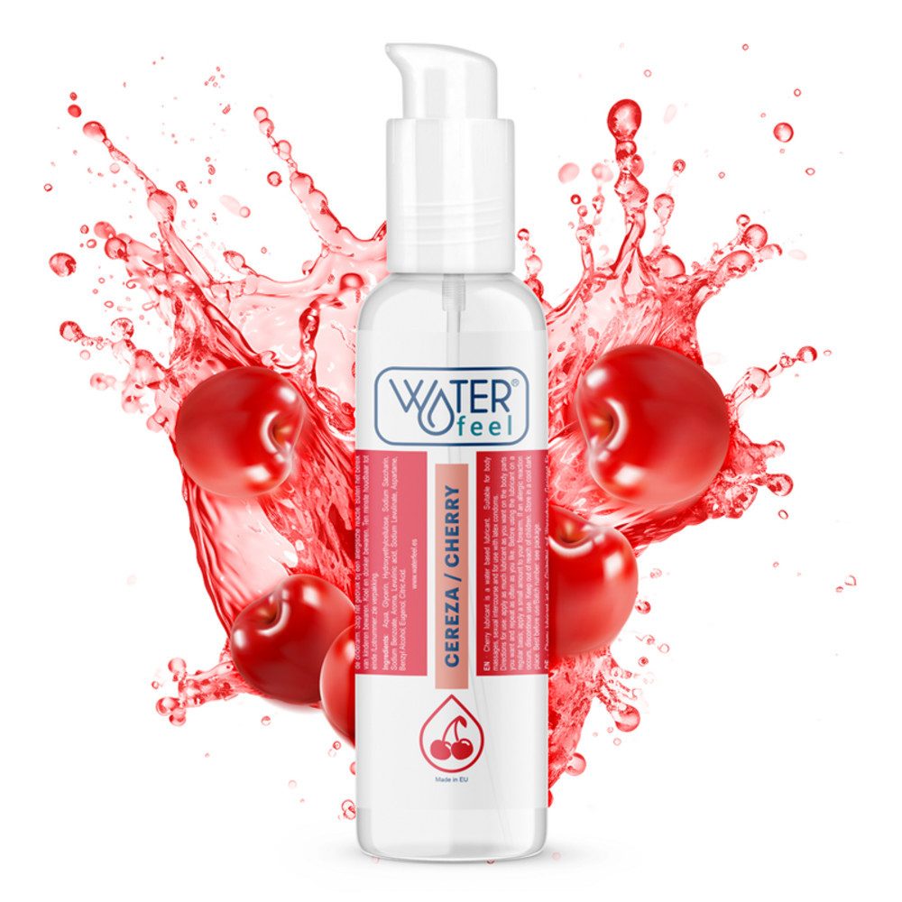 Gleit- und Massagegel 3in1 Gleitmittel Massage Oral Kirsche Gel Wasser Kondomverträglich
