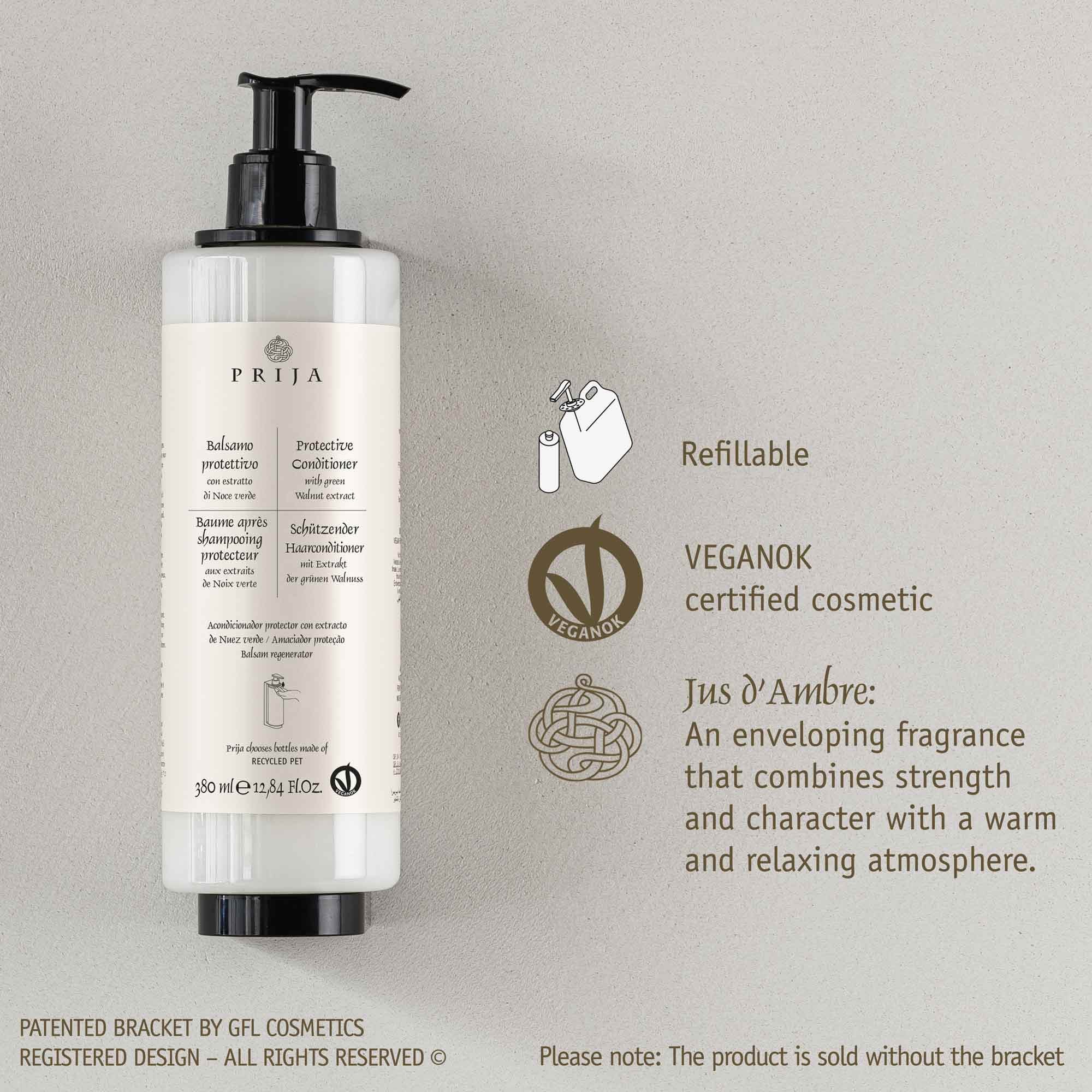 PRIJA Haarspülung PRIJA Conditioner 380ml mit grüner Walnuss Extrakt, 1-tlg.