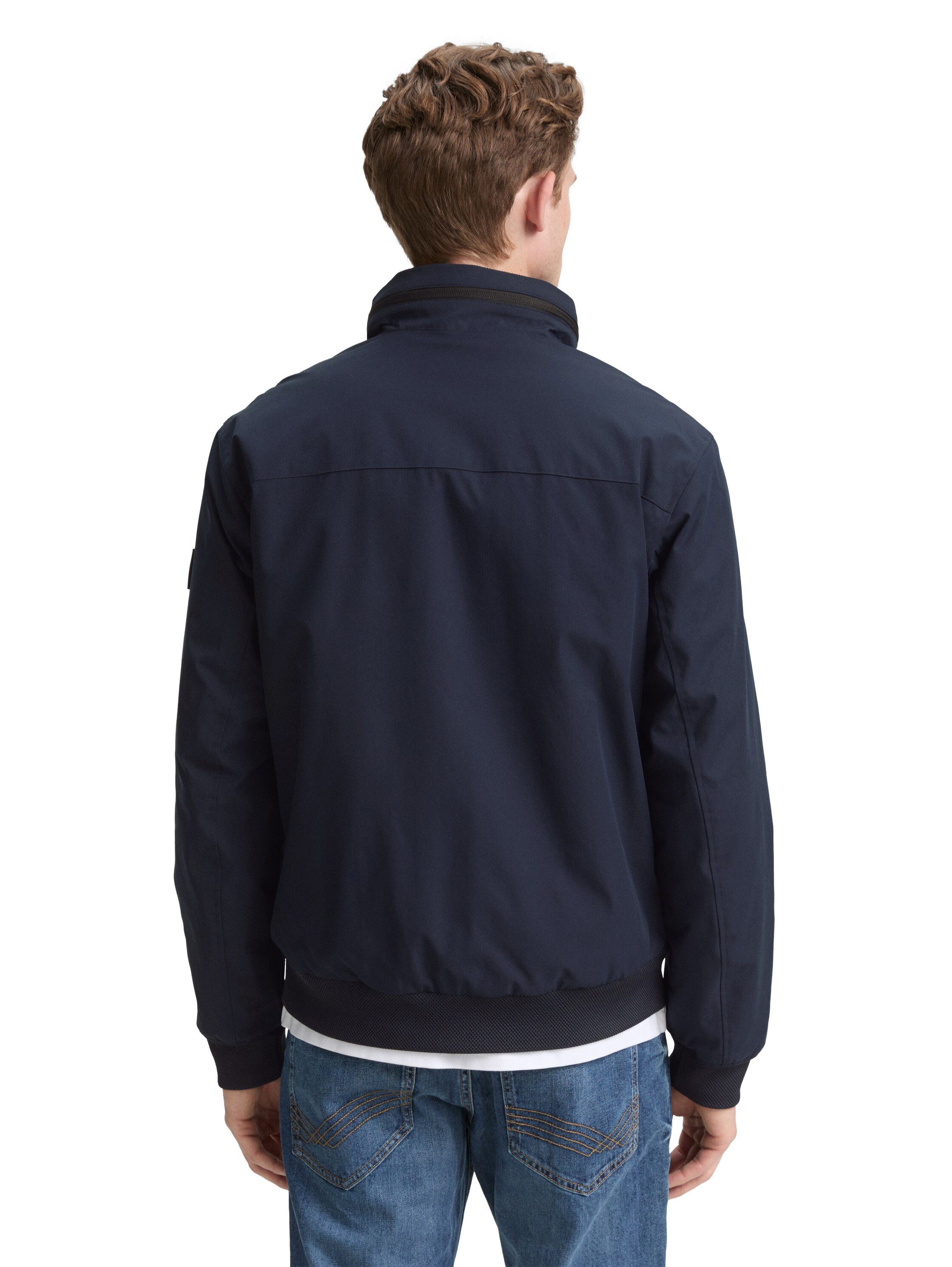 TOM TAILOR Outdoorjacke, ohne Kapuze, mit Logo Stickerei günstig online kaufen