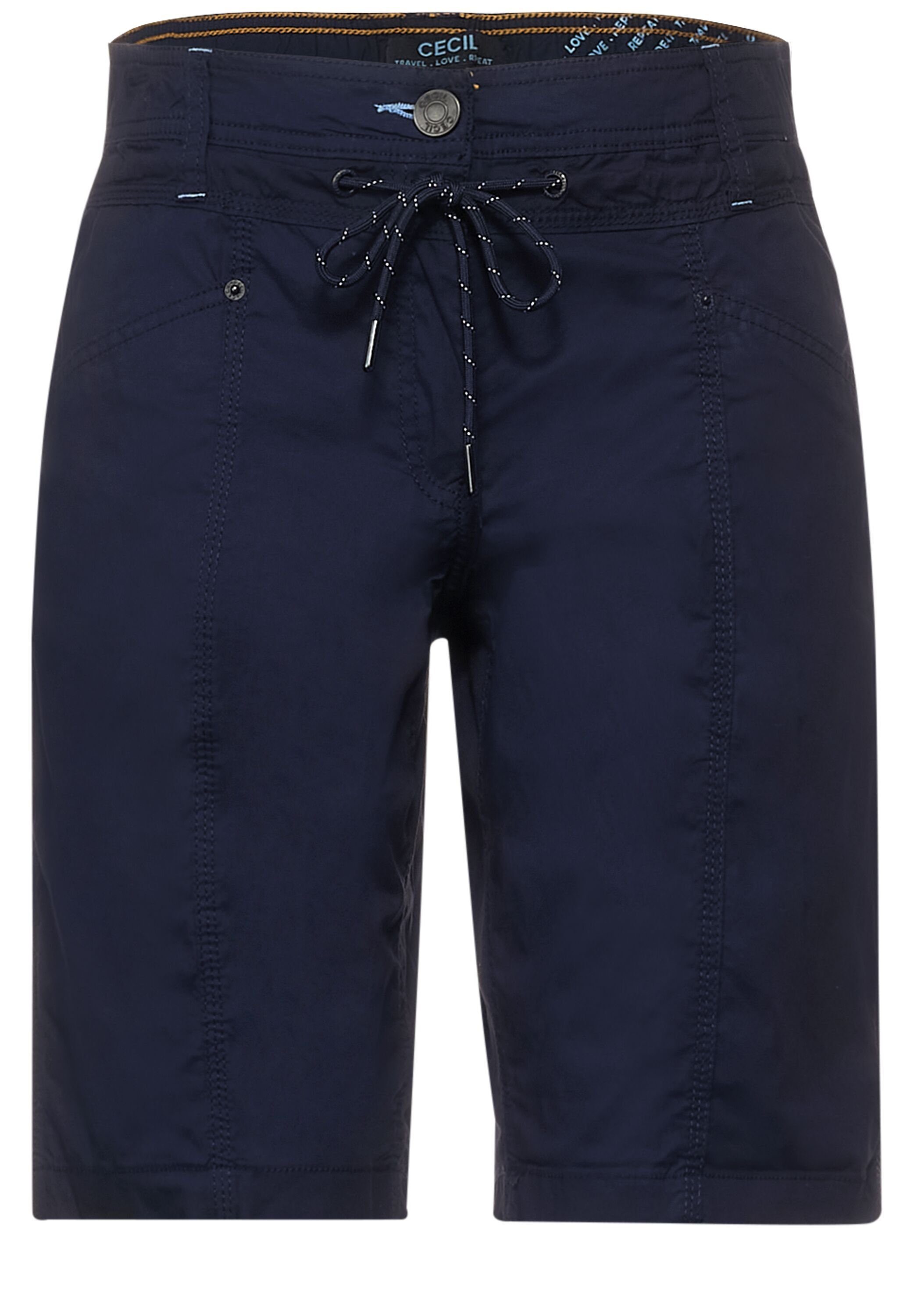 Short Léger Femme Cencil - Coupe Droite, Cordon De Serrage Et Poches Latérales - 13