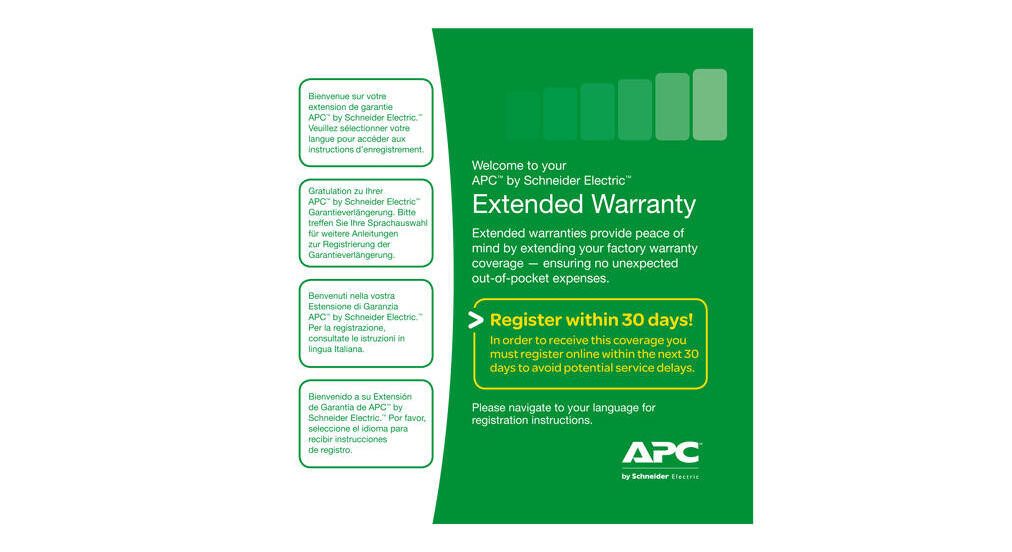 APC APC WBEXTWAR3YR-SP-05 Mehrfachsteckdose
