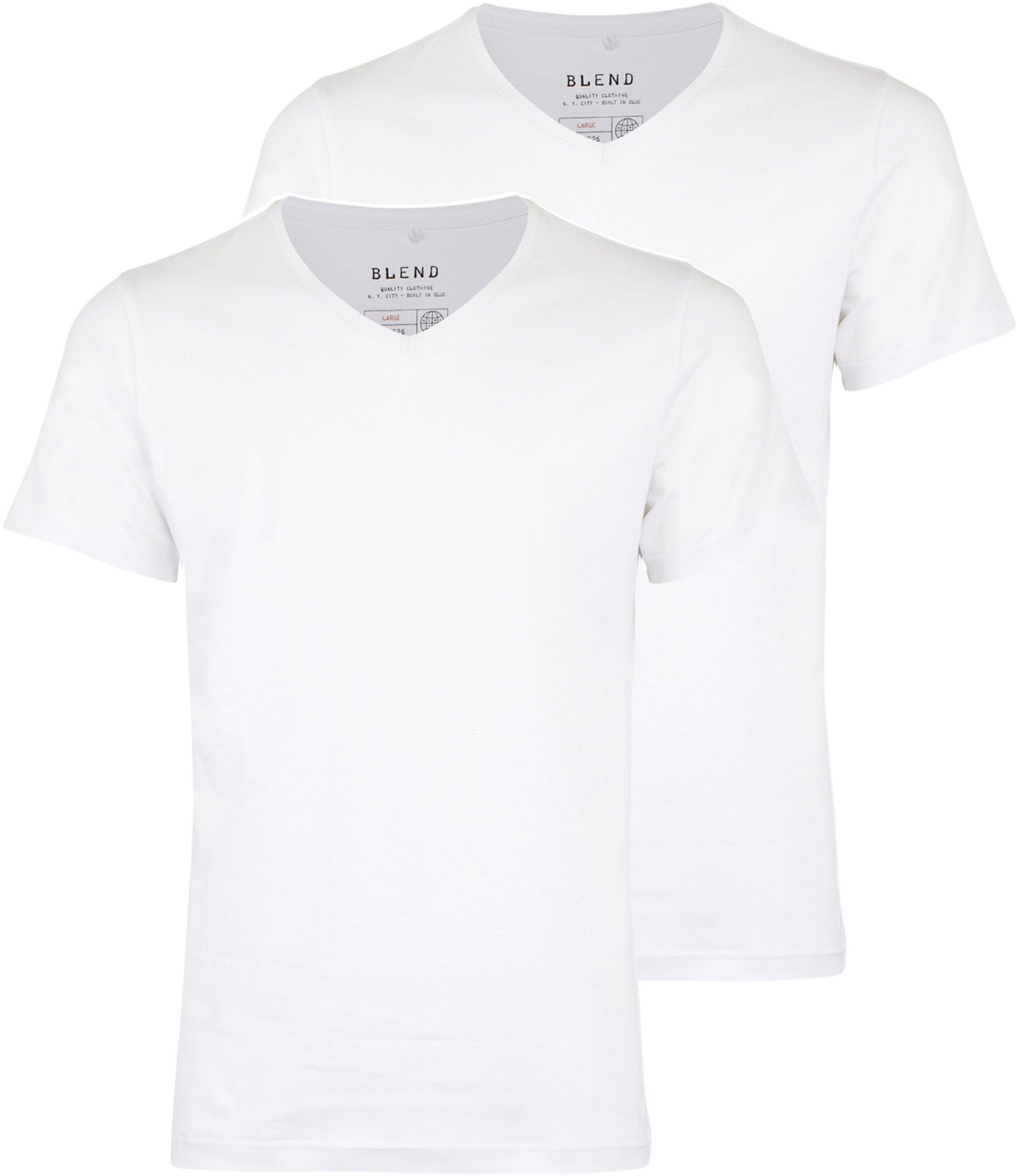 Blend T-Shirt (Packung, 2-tlg., 2er-Pack) WHITE