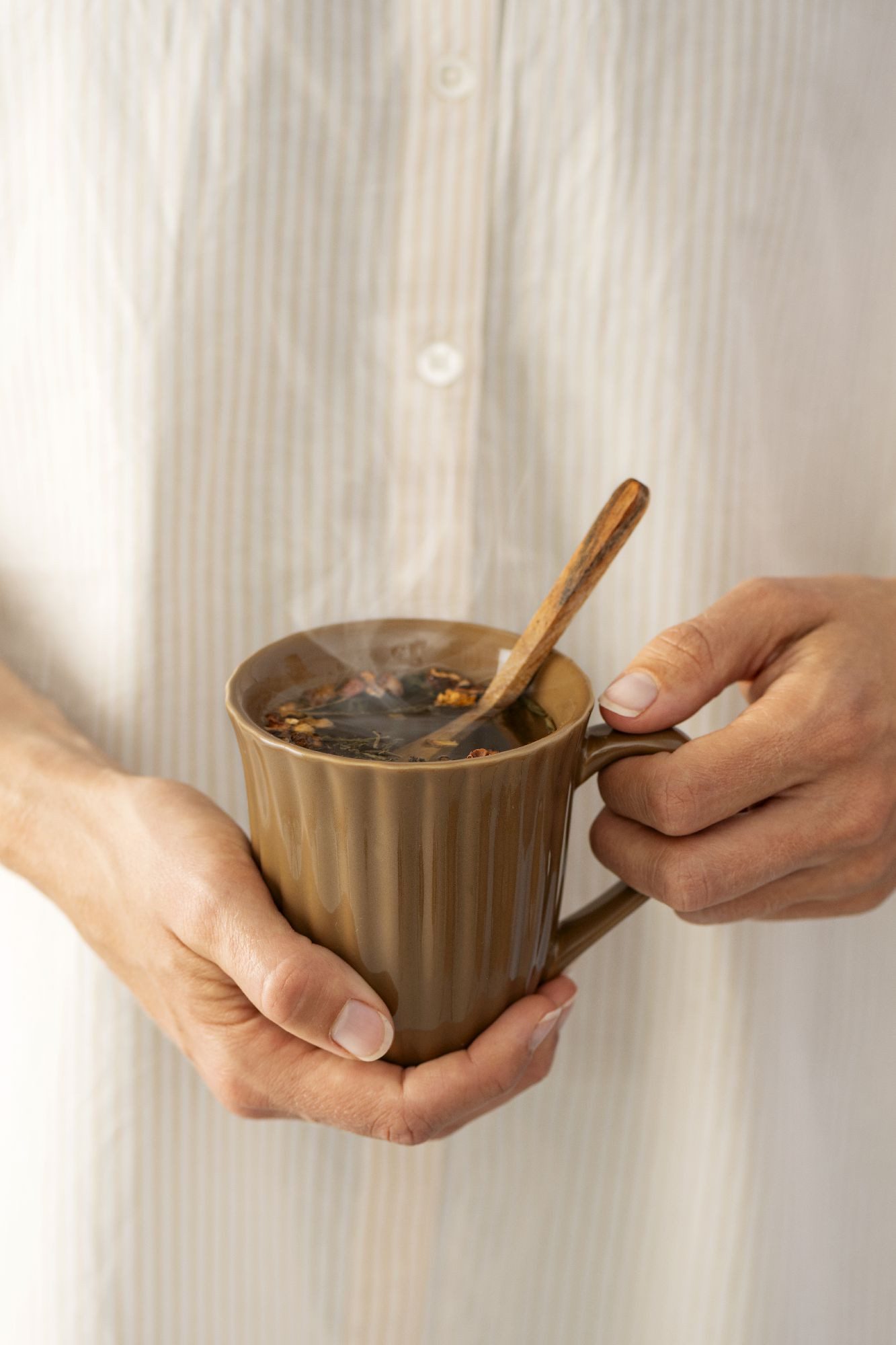 Ib Laursen Tasse Mynte, Steingut, Spülmaschinengeeignet