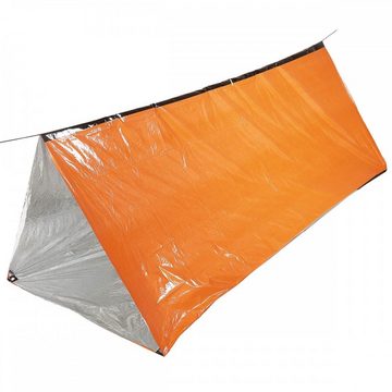 FoxOutdoor Firstzelt Notfall-Zelt, orange, einseitig alubeschichtet, (Set, mit Transporttasche), einseitig alubeschichtet