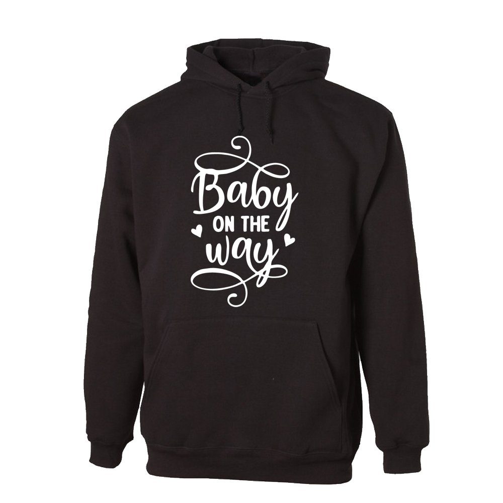 G-graphics Hoodie Baby on the way mit trendigem Frontprint mit Spruch