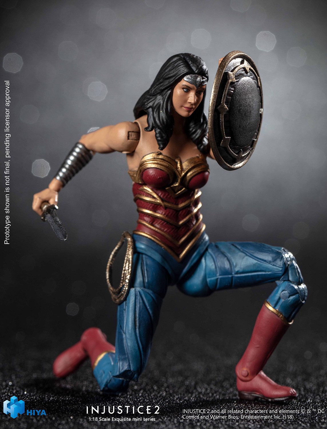 Hiya Toys Actionfigur INJUSTICE 2 WONDER WOMAN PX 1/18 SCALE ACTIONFIGUR