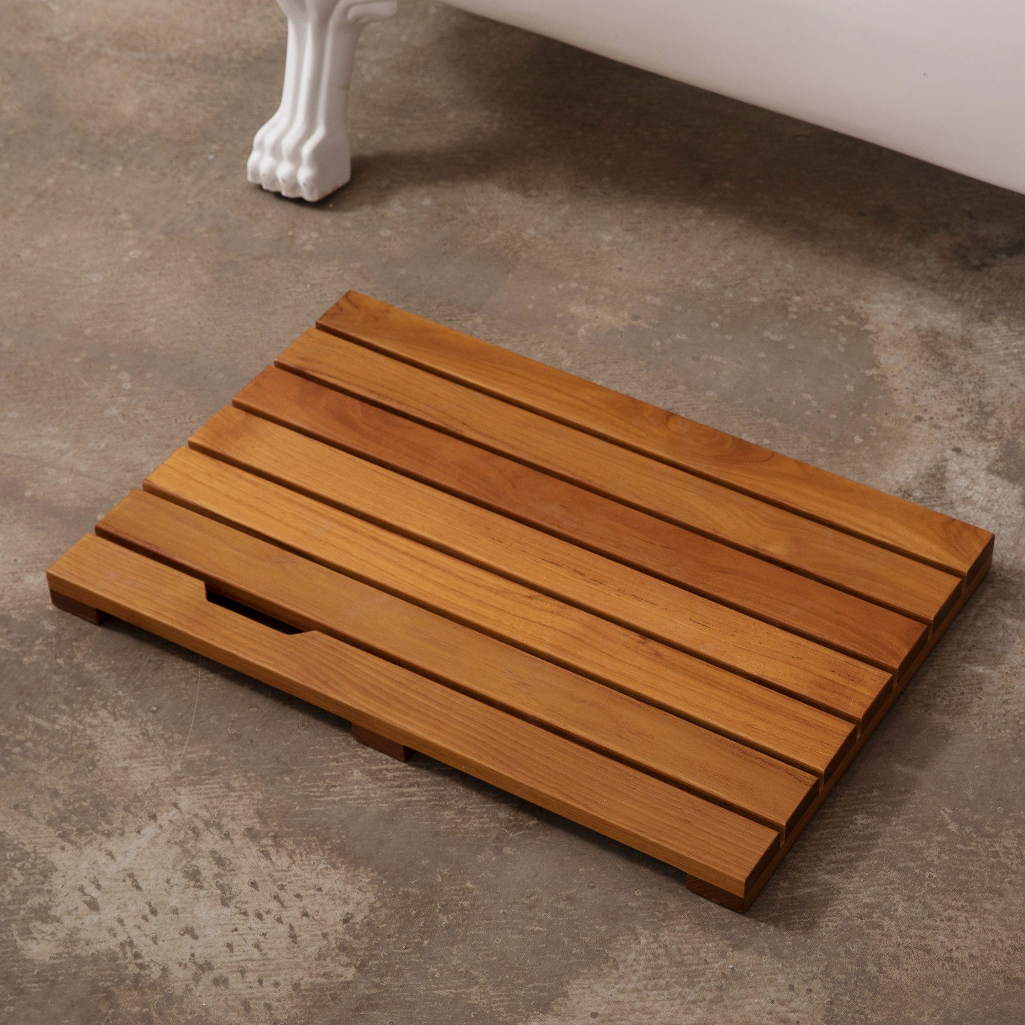 Auralum Badematte Duschmatte aus Holz Antirutschmatte günstig online kaufen