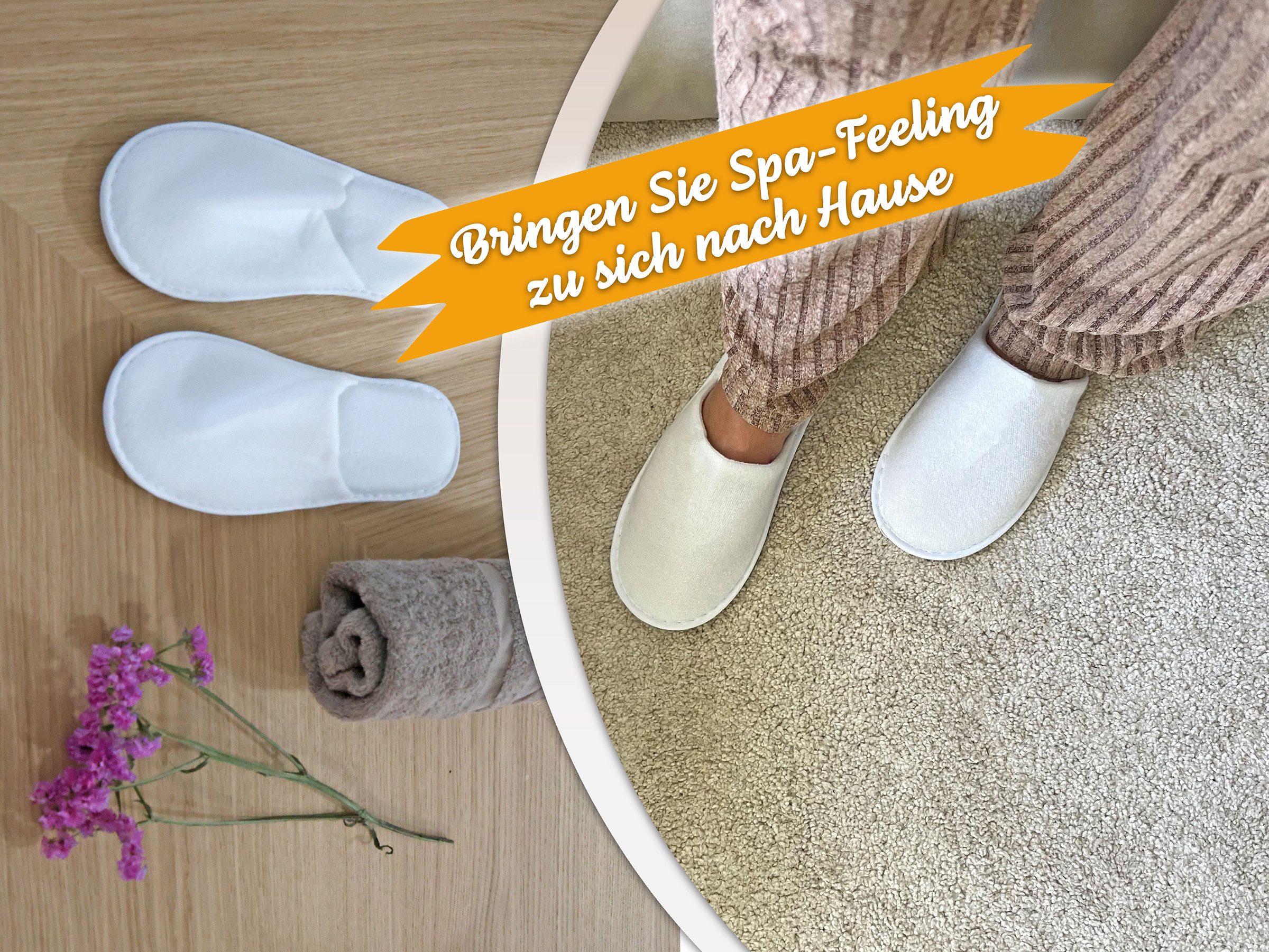 ZOLLNER Pantoffel (10-tlg) 100% Polyester