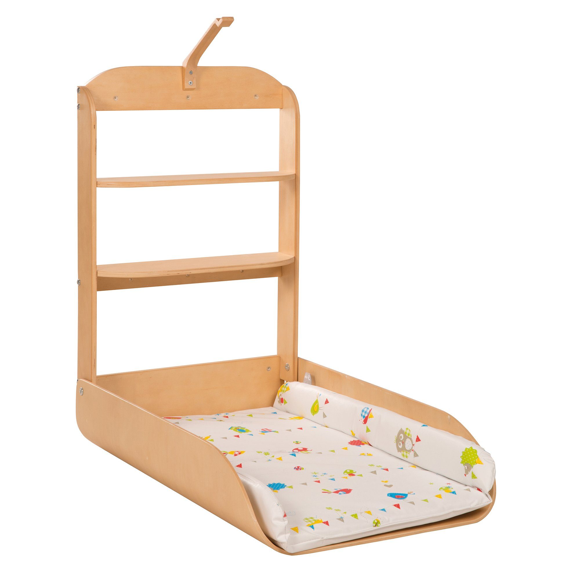 roba® Wickelregal Wandwickelregal, klappbarer Wickeltisch, Holz günstig online kaufen