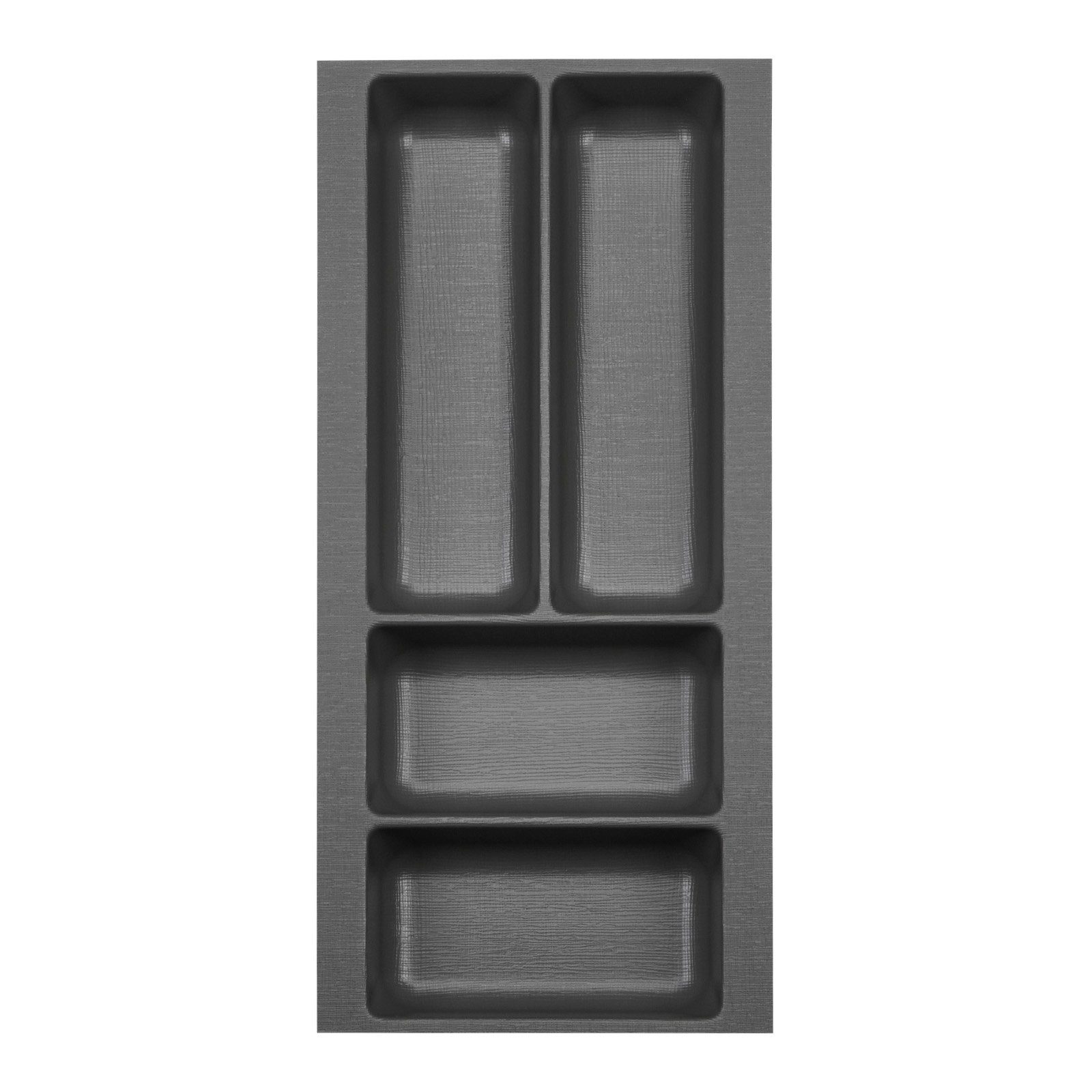 SO-TECH® Besteckeinsatz Orga-Box 2 silbergrau Canvas günstig online kaufen