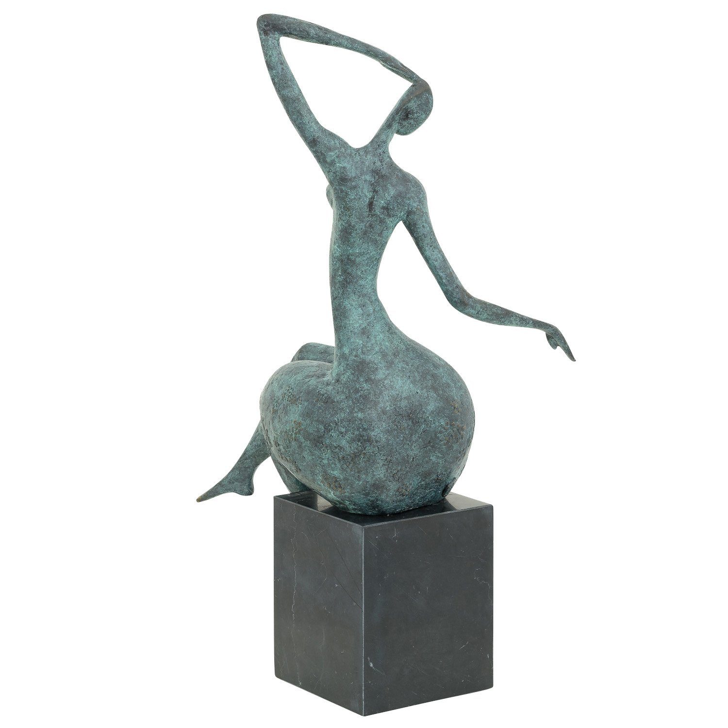 Antik-Stil Bronze Erotik S Figur Frau Kunst im erotisch Aubaho Bronzeskulptur Skulptur