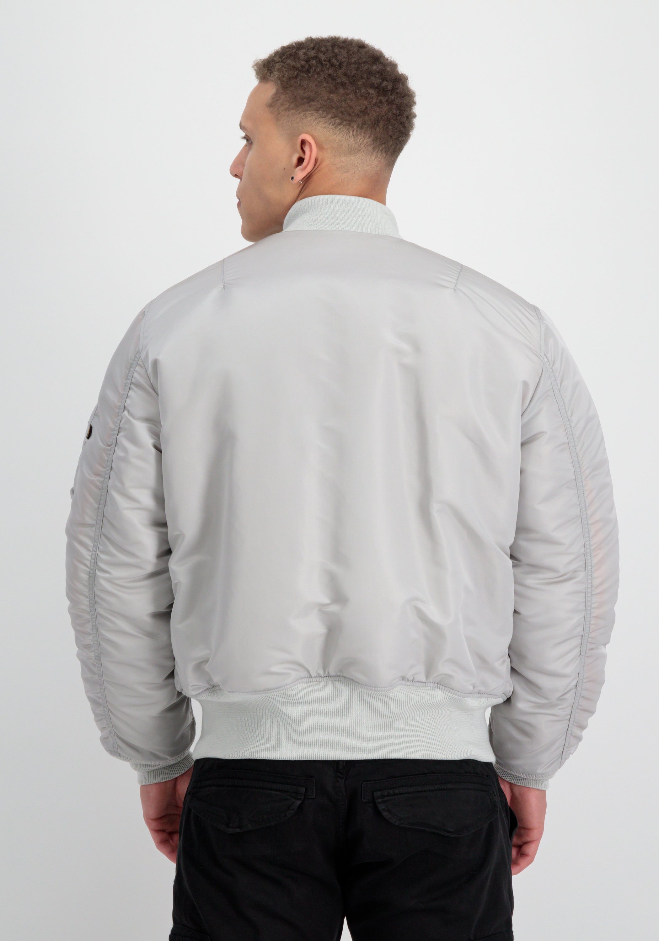 Bomber Jackets - Industries Alpha grey Alpha (HERITAGE) Men Flight Bomberjacke & Industries MA-1