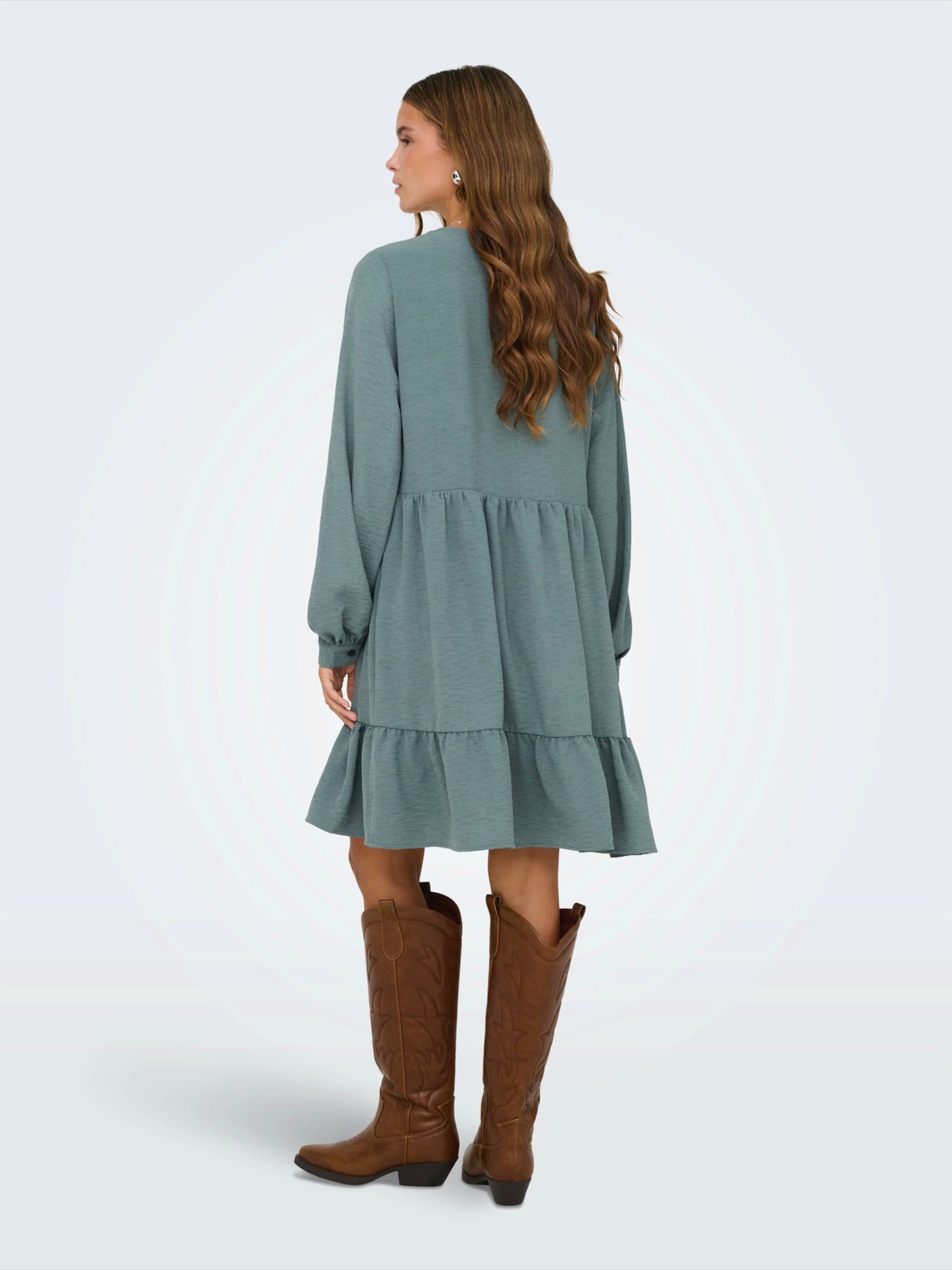 ONLY Midikleid ONLHARVEY (1-tlg) Volant