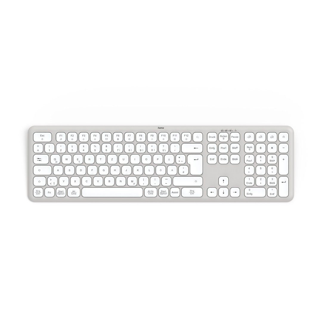 Tastatur WK-550 (kabellos, QUERTZ, Multi-Device) Tastatur