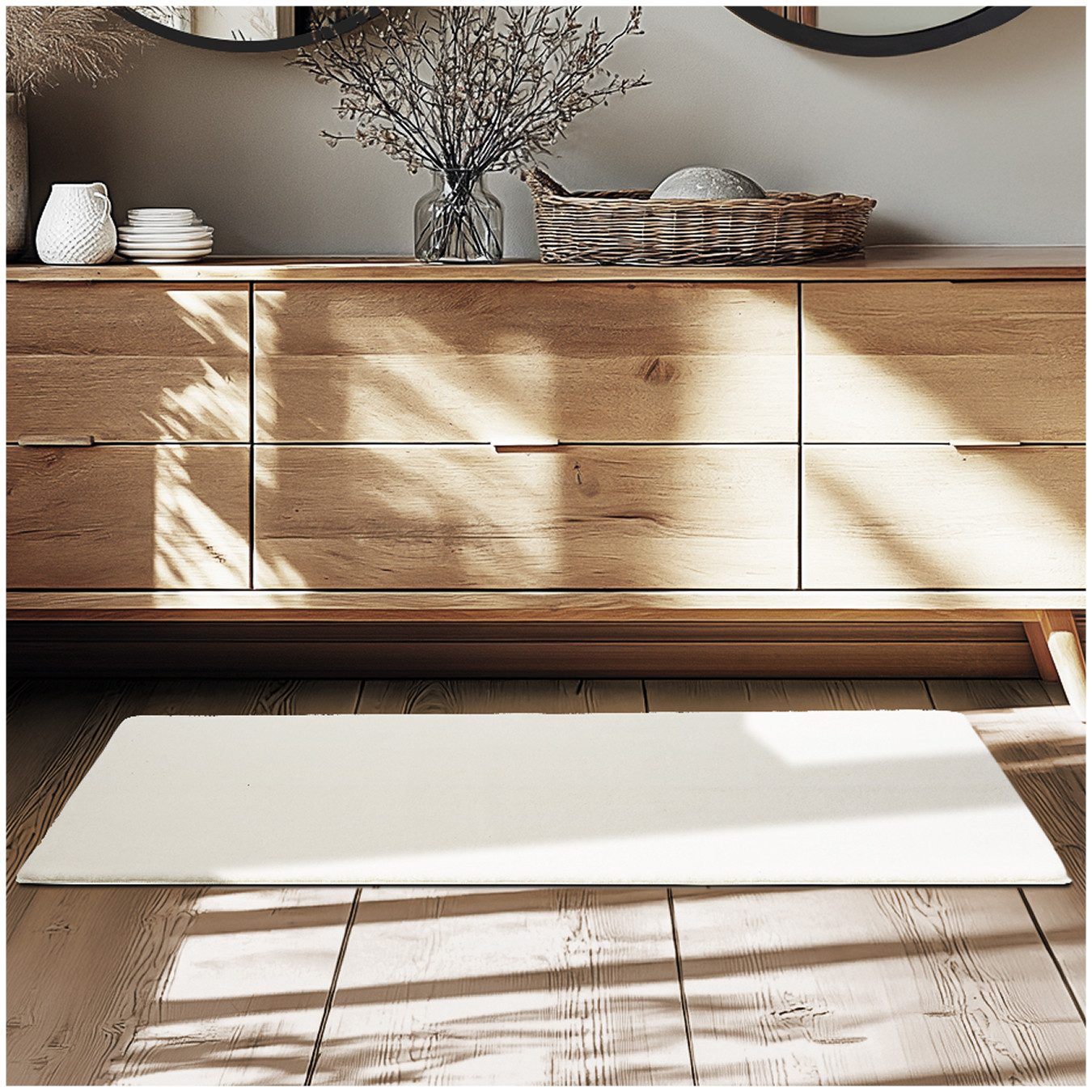 tectake Teppich Kurzflorteppich Soft Zone verschiedene Größen und Farben, R günstig online kaufen