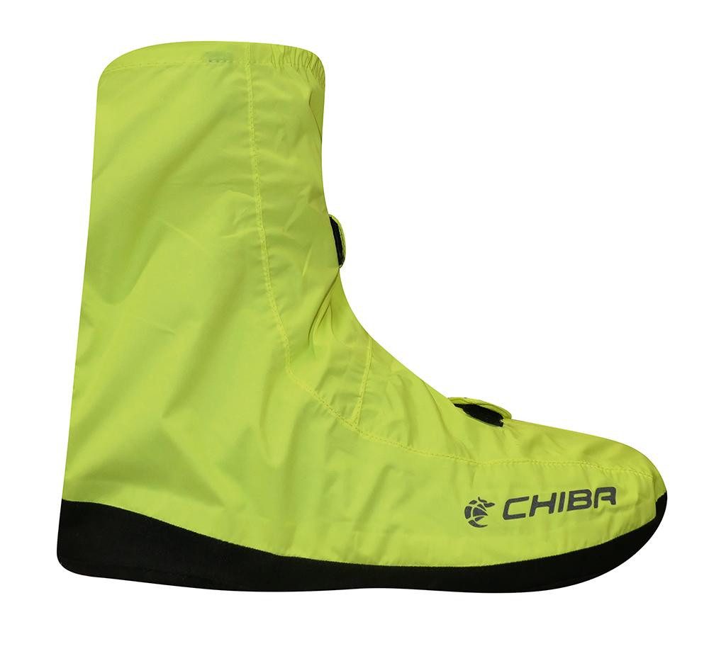 Chiba Fahrrad-Überschuh CHIBA Gamasche - neongelb, wasserdicht, atmungsaktiv, Gr M
