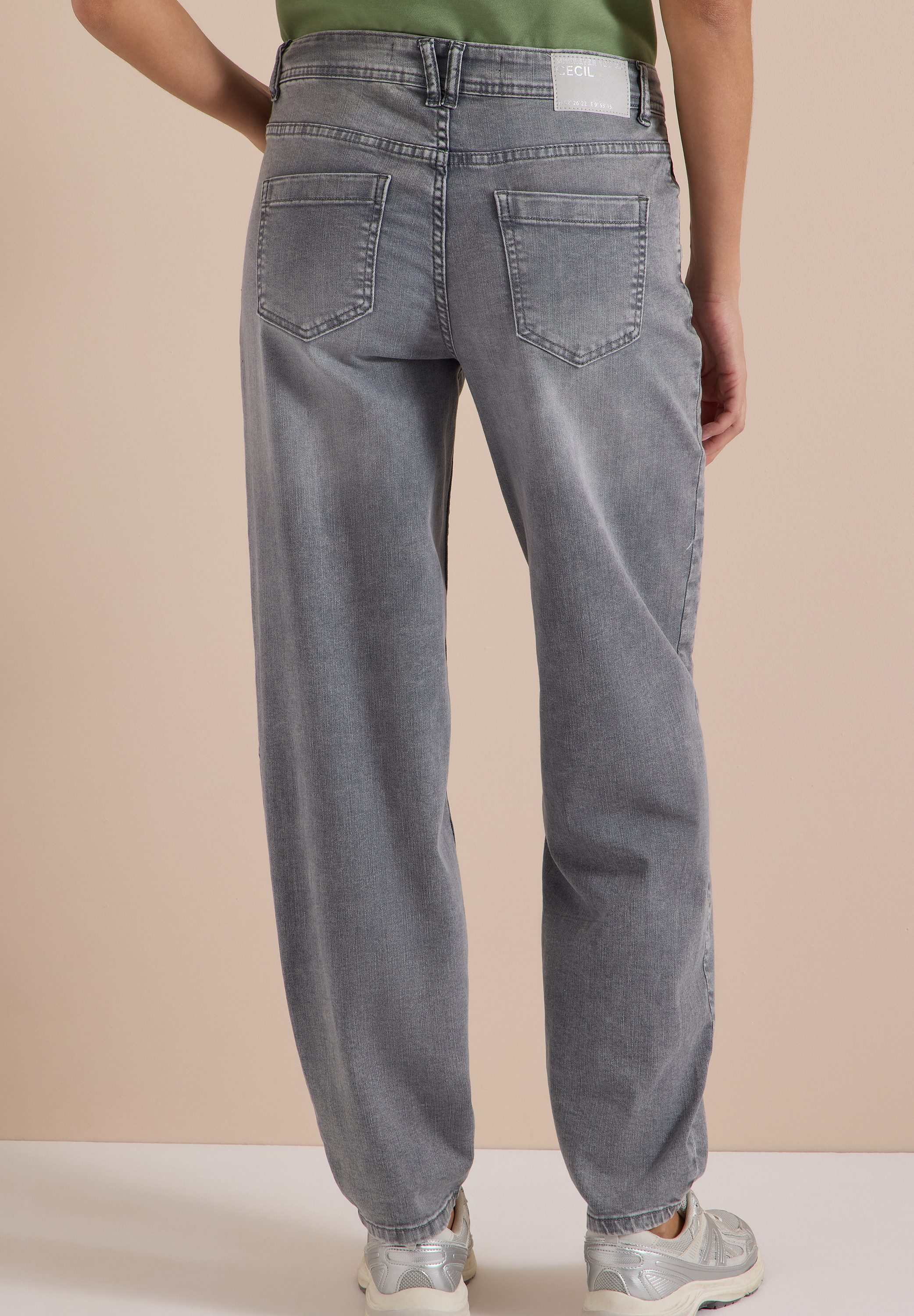 CECIL Loose-fit-Jeans Style Scarlett Barrel Leg mit Stretch