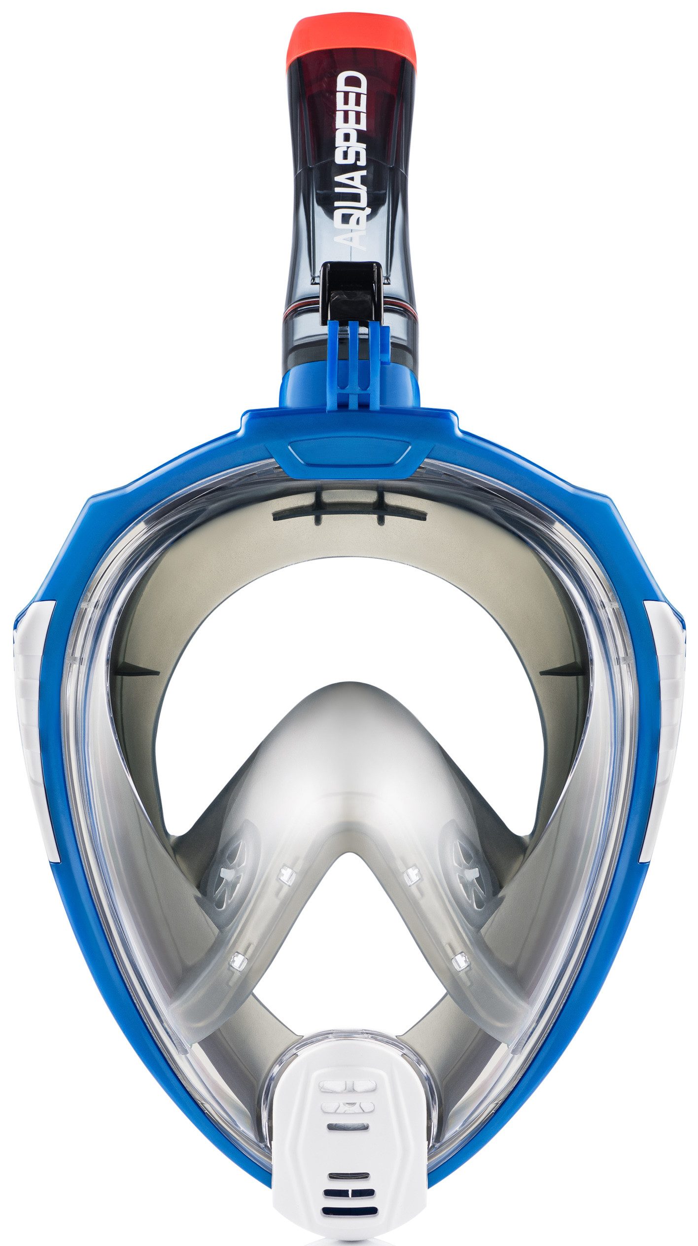 Aqua Speed Schnorchel Full Face Schnorchelmaske: 180° Panorama-Sicht & Ultra-Dry-Technologie (Schnorchelmaske inkl. Tragebeutel & Action-Cam-Halterung), Reduziert CO₂-Rückatmung für längeres Tragen