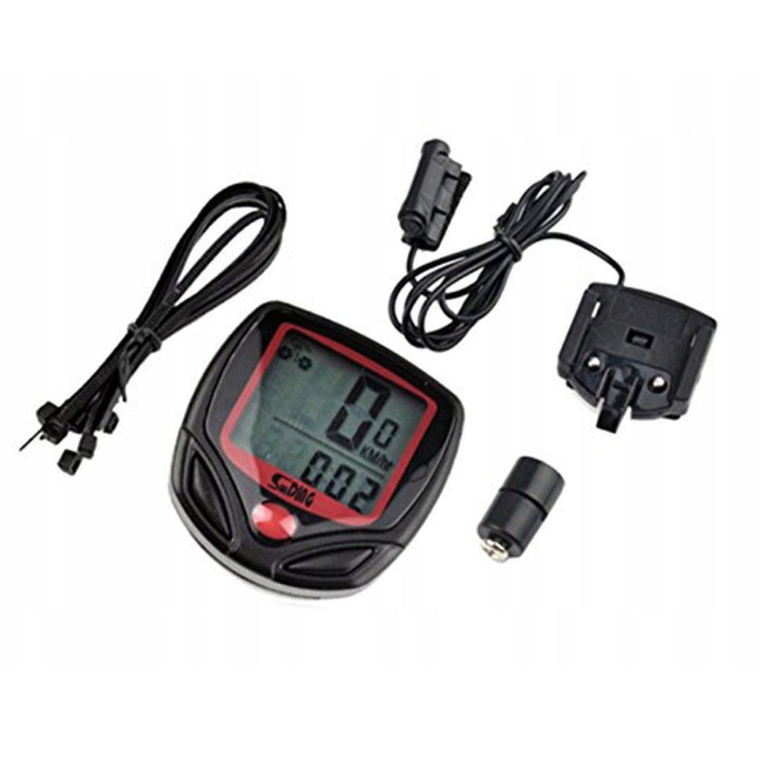 RACEL Fahrradcomputer Fahrradcomputer LCD Tacho Wasserdicht Kabelgebunden Kilometerzähler (1-St), Wasserdicht & präzise – Bild 5 von 5