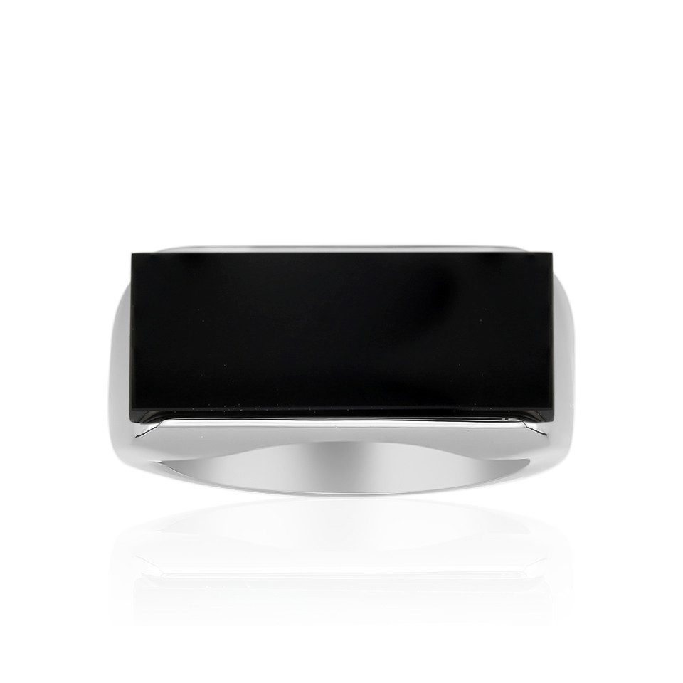 Kaufen Sie Ring Marileno Mit 2 Karat Schwarzer Onyx Rund Weißgold 585