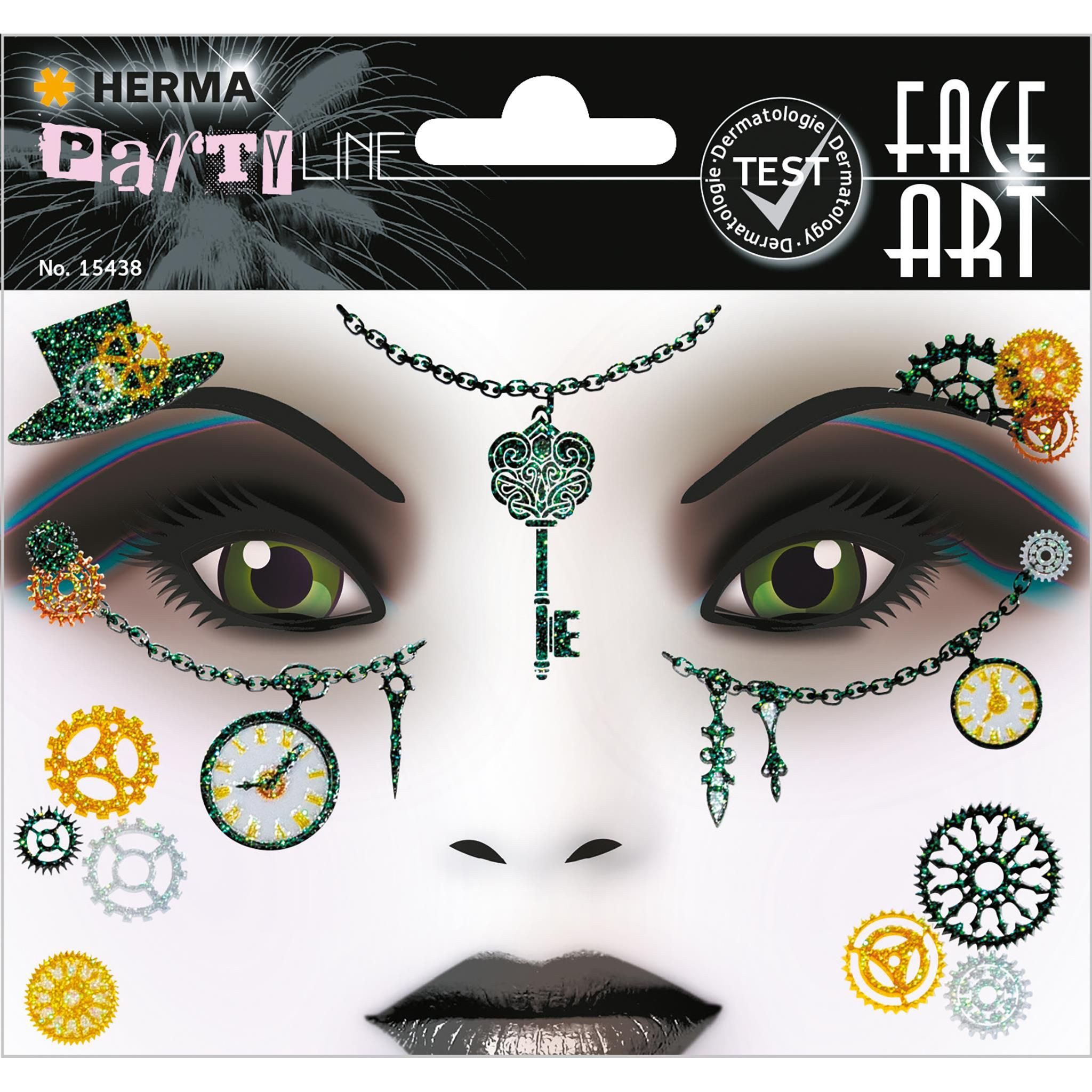 HERMA Sticker Herma Sticker FACE ART Steampunk Amelia 1 Bl