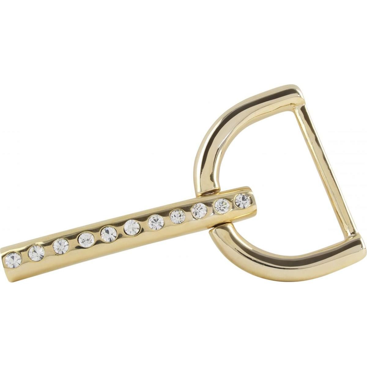 Gold Glänzend, mit Kristall-Strass