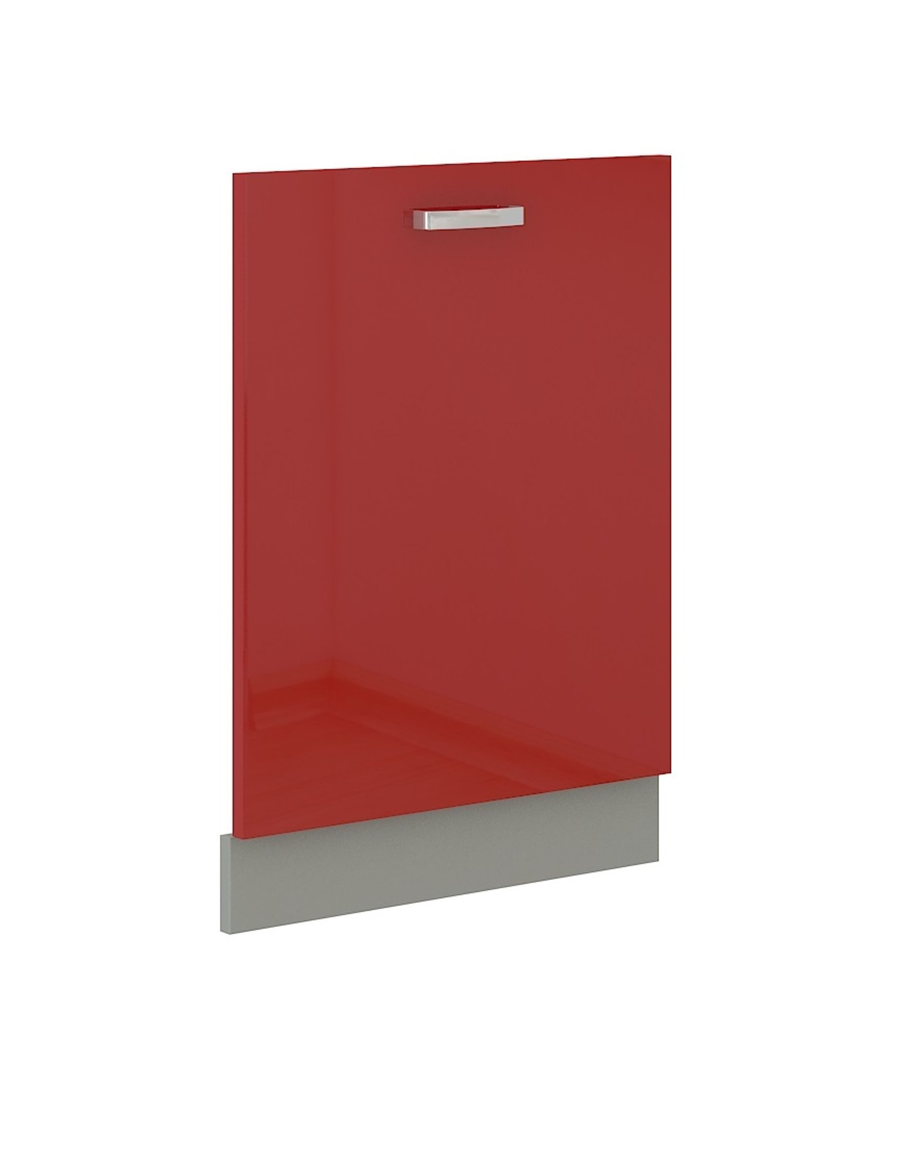 Küchen-Preisbombe Frontblende Geschirrspüler vollintegriert 60 cm Rot Hochglanz Küche Bianca Rose (Frontblende Geschirrspüler vollintegriert, 1 St), Modern