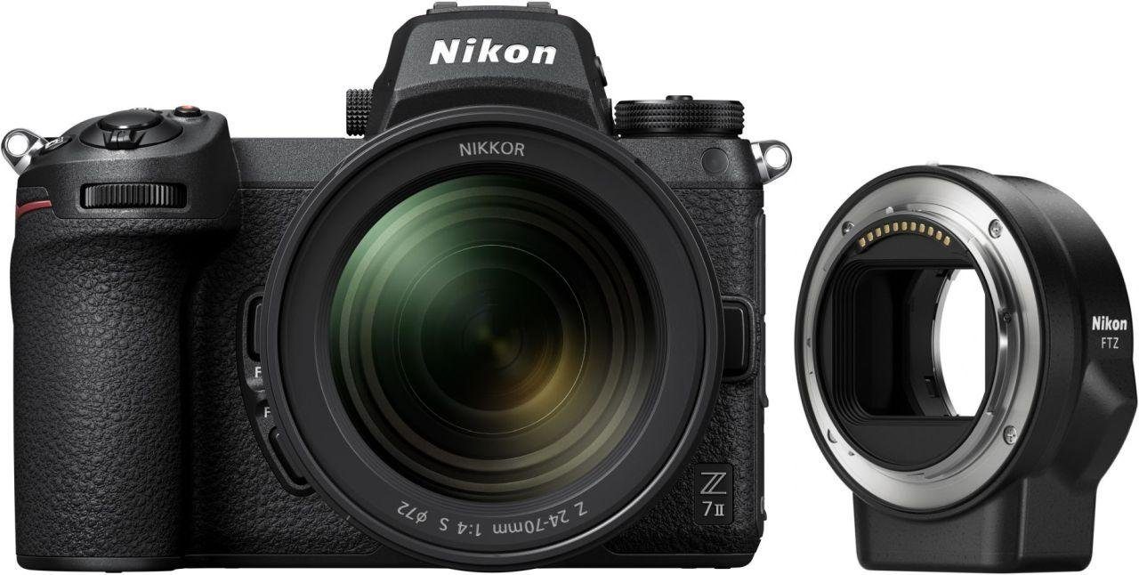 Nikon Z7 II + Z 24-70mm f4 + FTZ Bajonettadapter Systemkamera